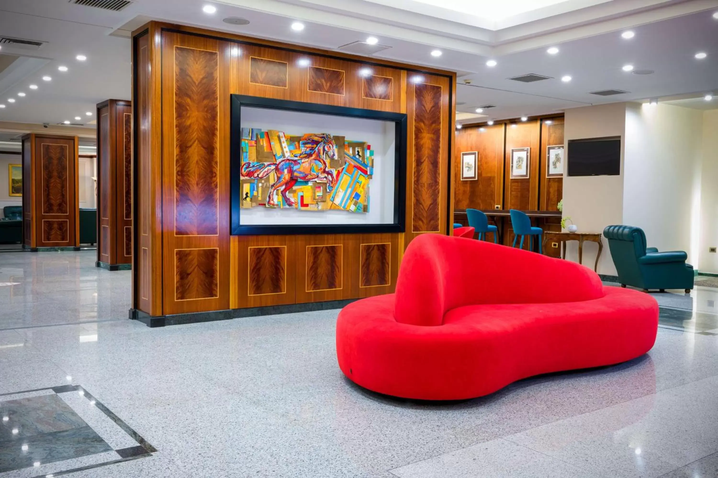 Lobby or reception in Best Western Hotel Ferrari