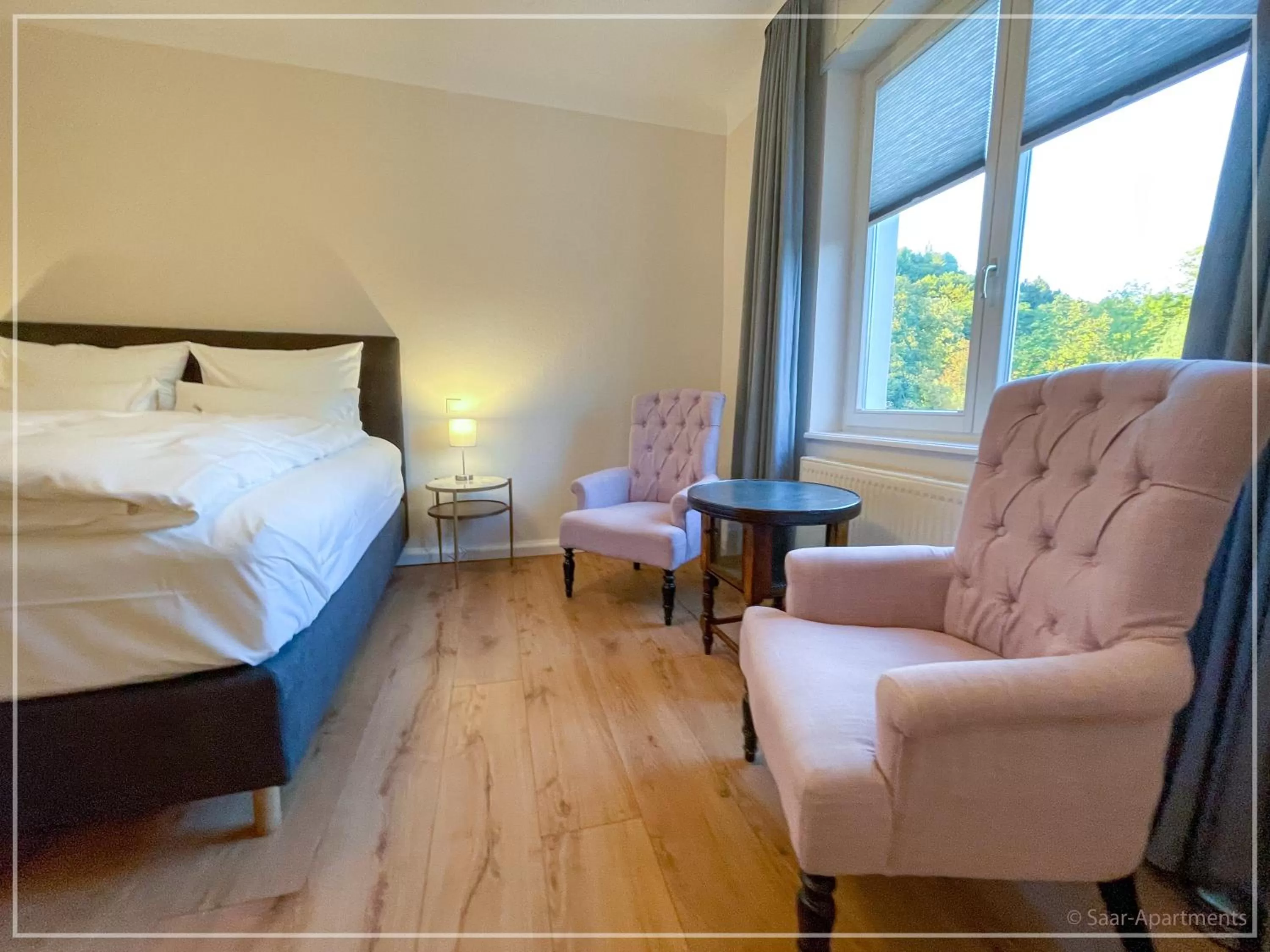 Bed in Saar-Apartments