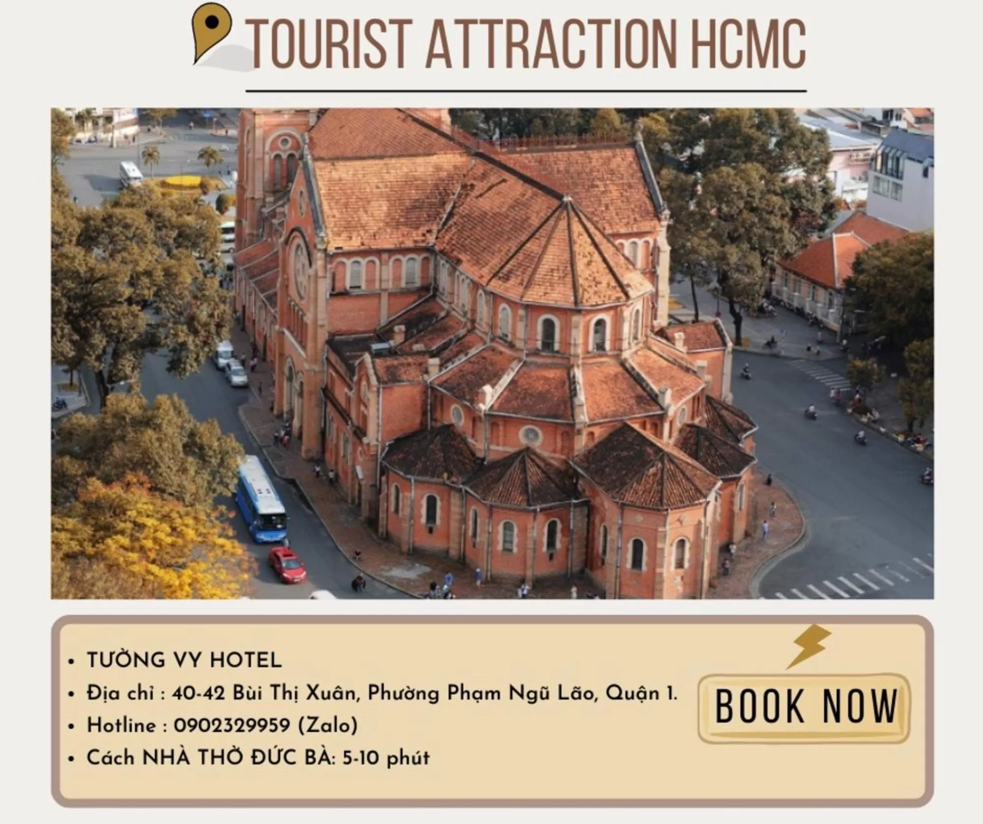 Property building, Bird's-eye View in Tuong Vy Ben Thanh Hotel