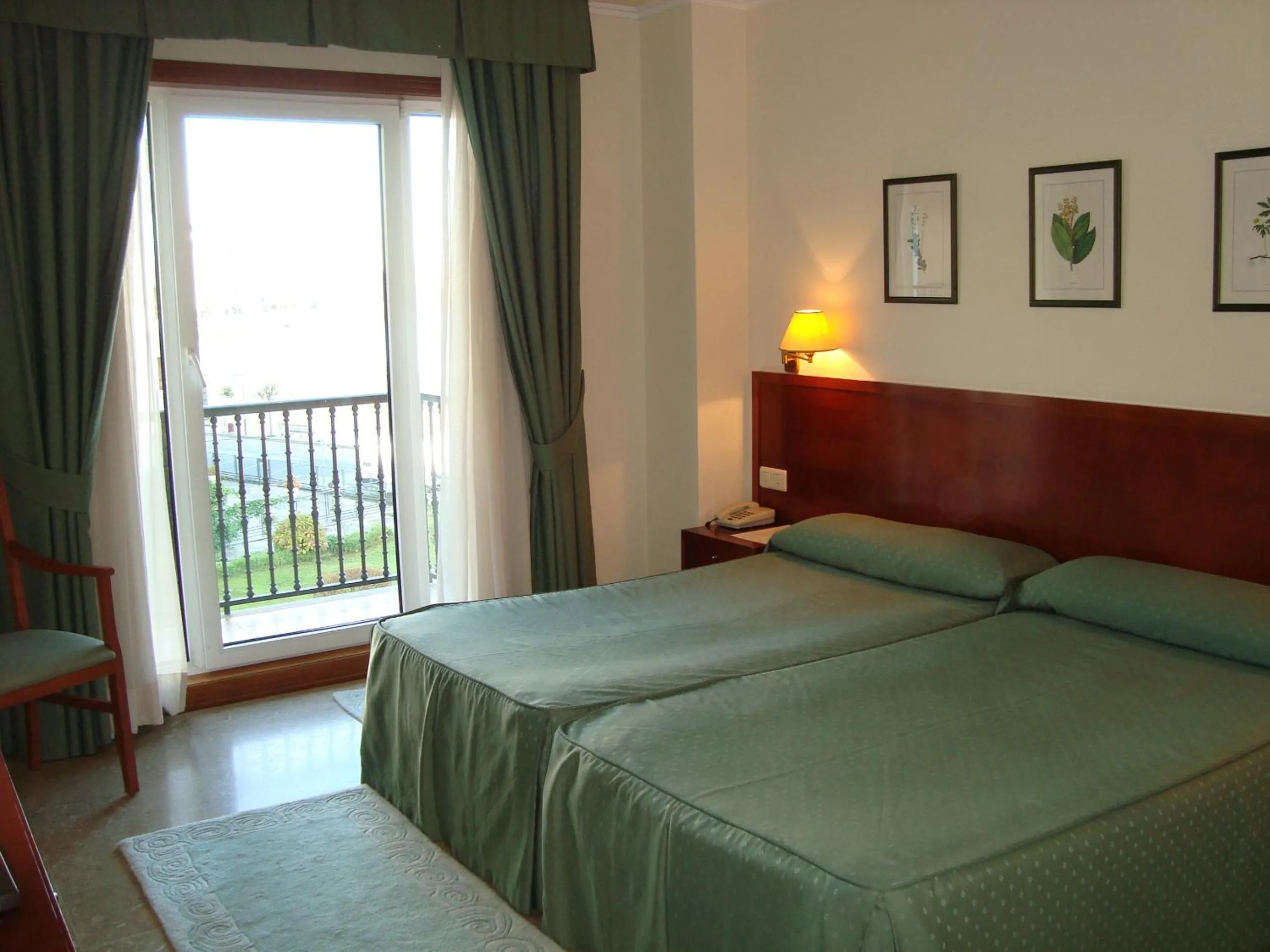 Bed in Hotel Bahía Bayona