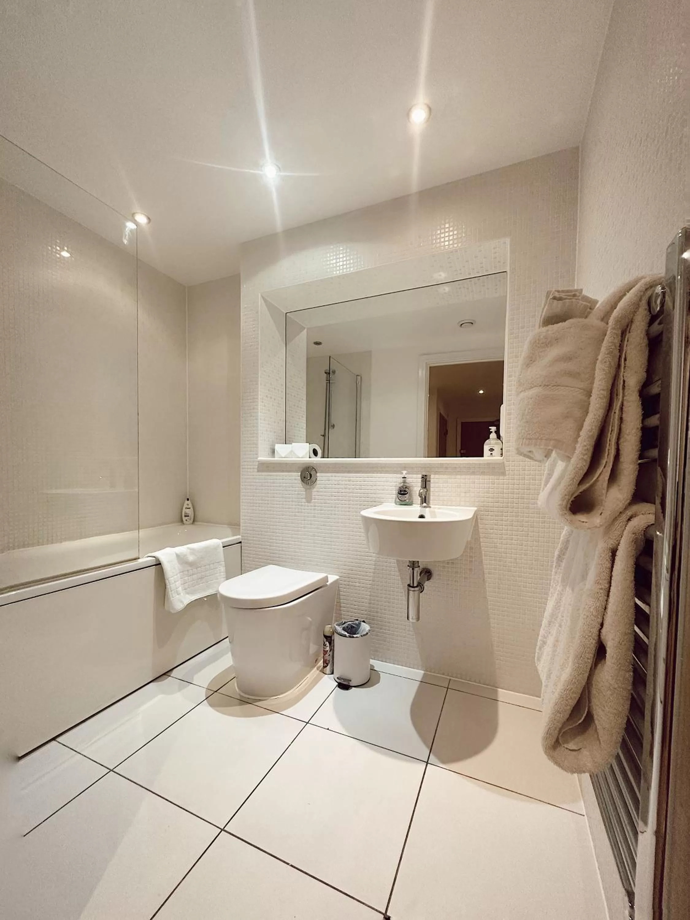 Toilet in Canary Wharf - Luxury Apartments