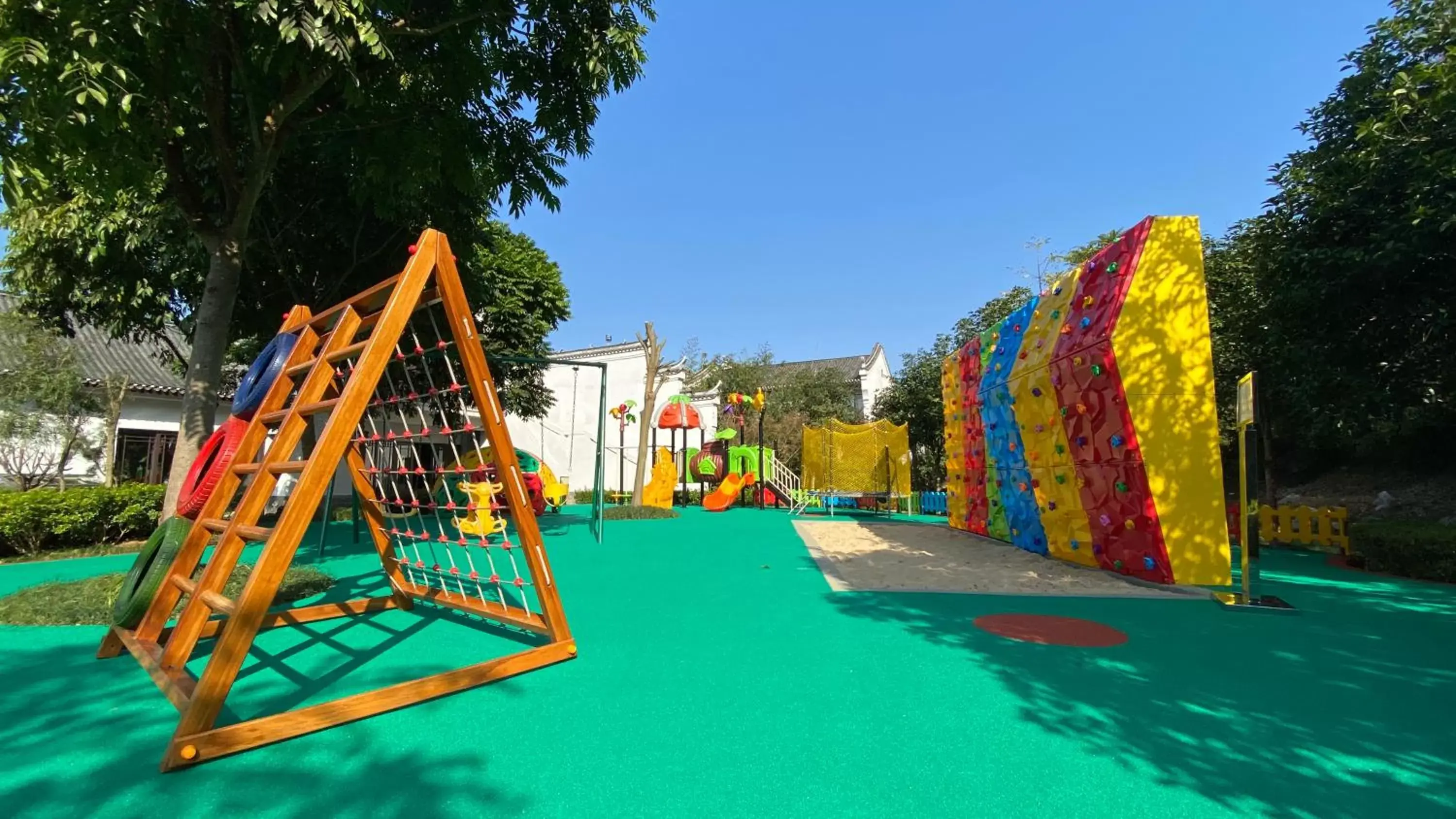 Children play ground, Children's Play Area in Banyan Tree Yangshuo