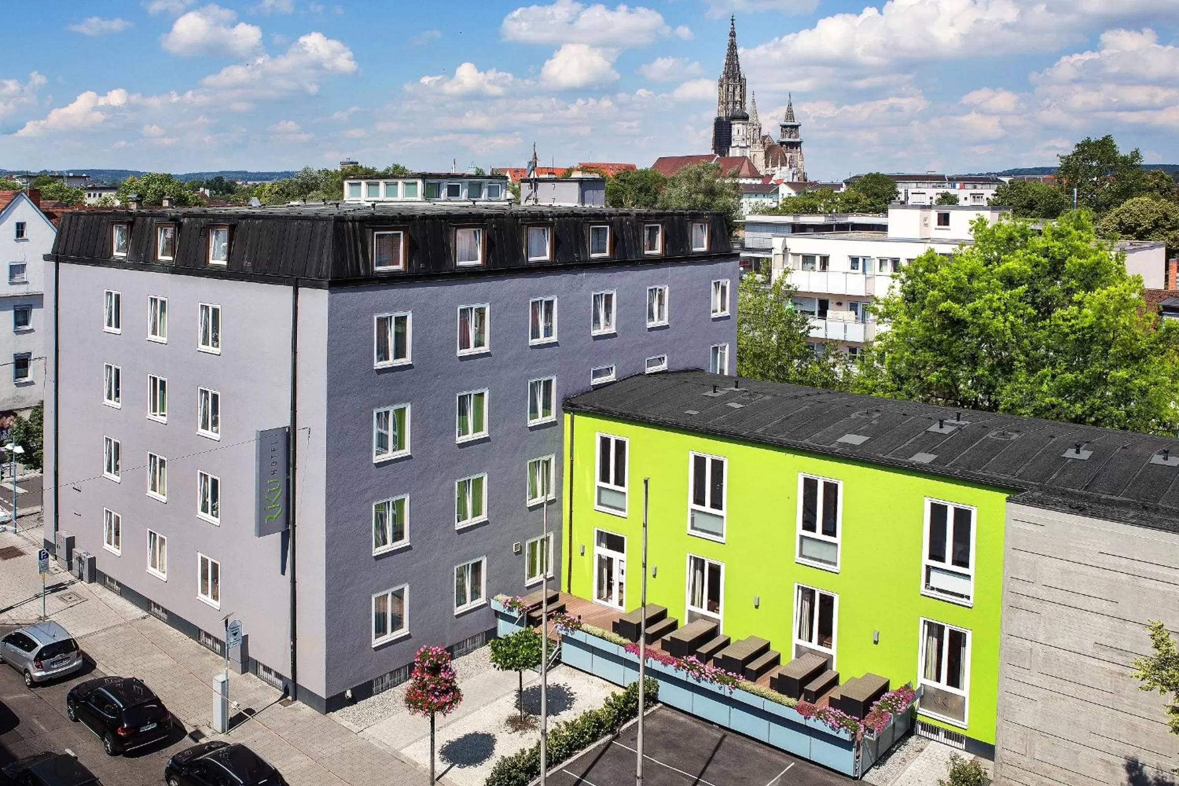Bird's eye view in RiKu HOTEL Neu-Ulm