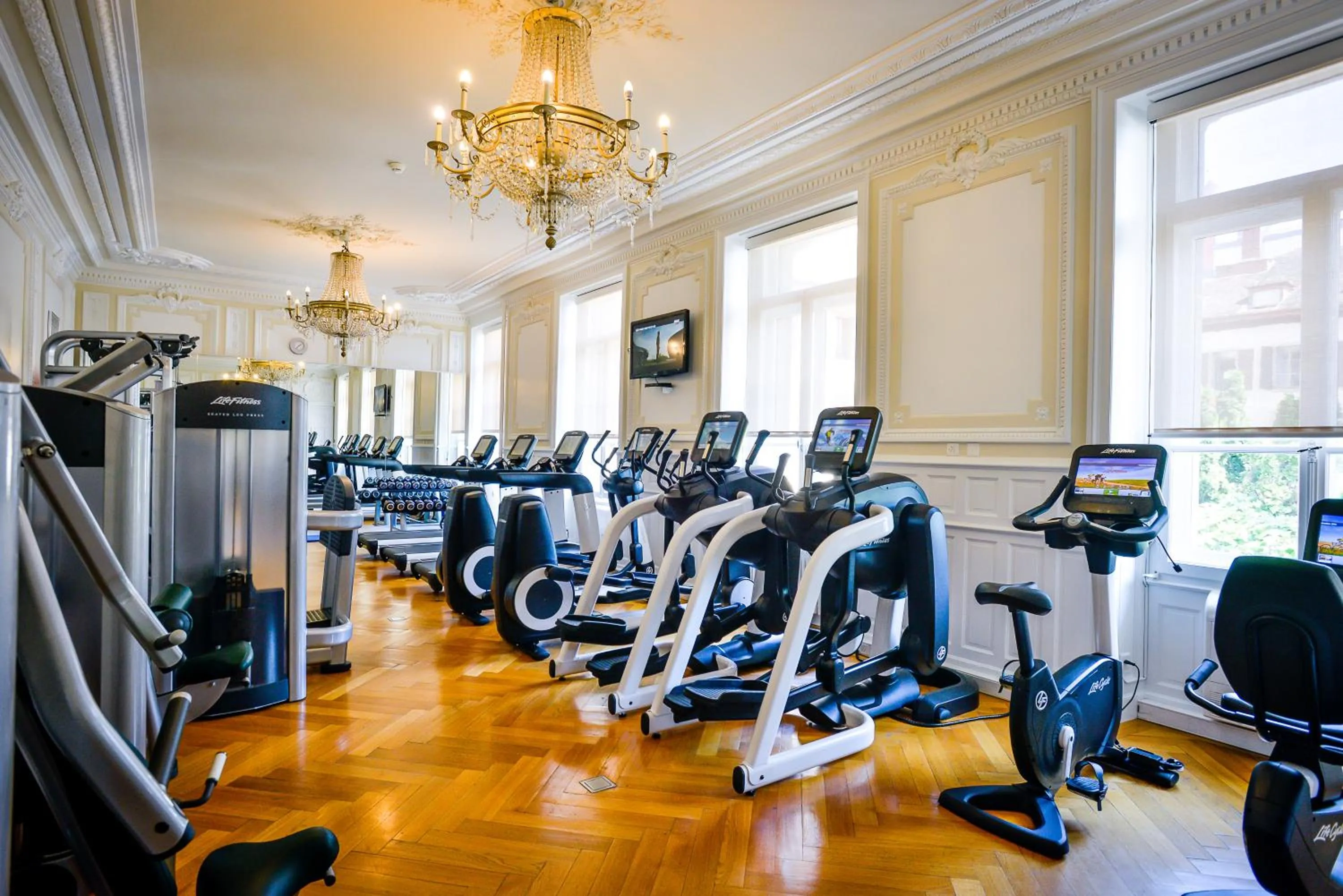 Fitness centre/facilities in Hôtel Des Trois Couronnes & Spa - The Leading Hotels of the World