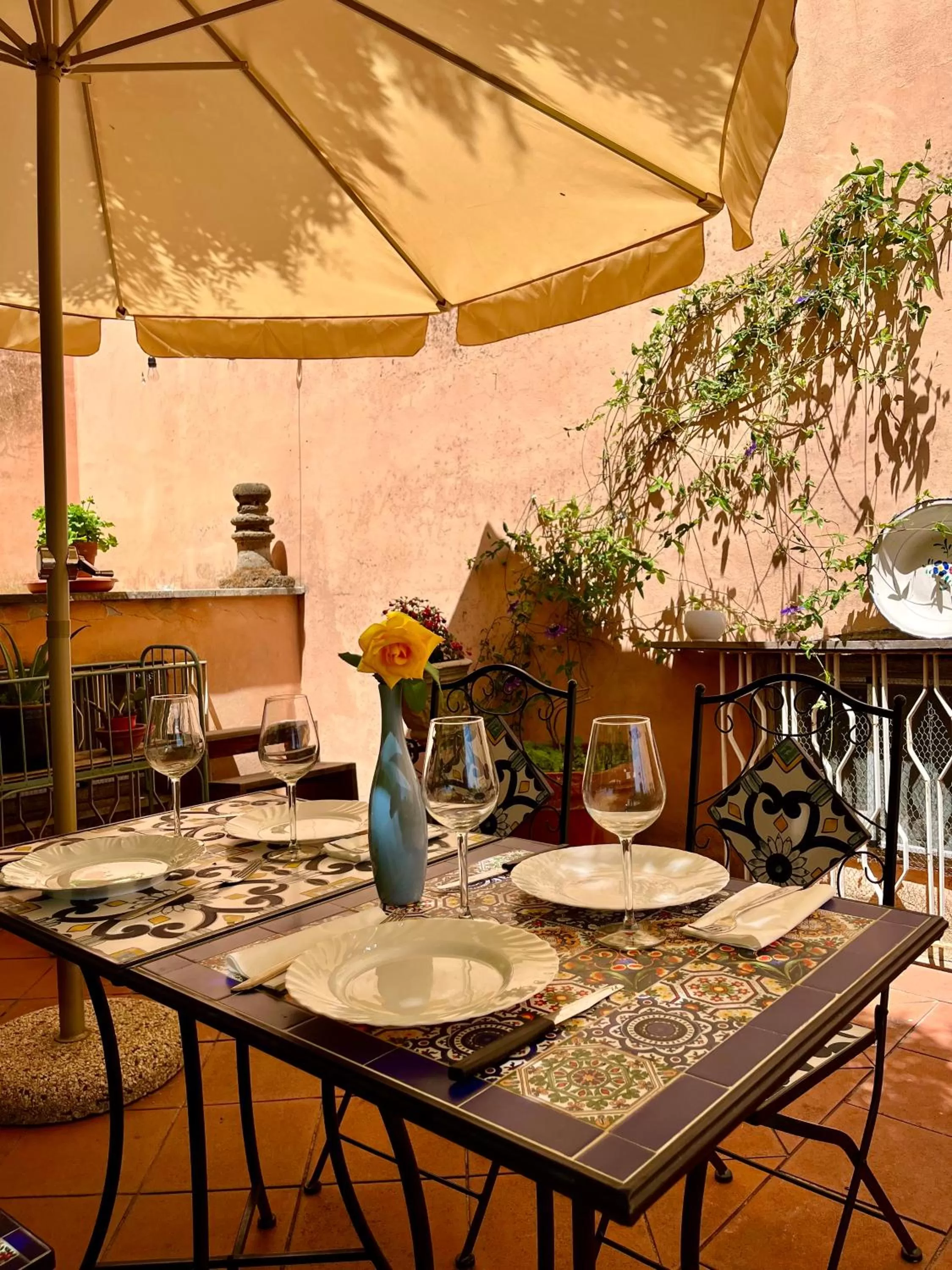 Patio in B&B 'Degli Artisti'