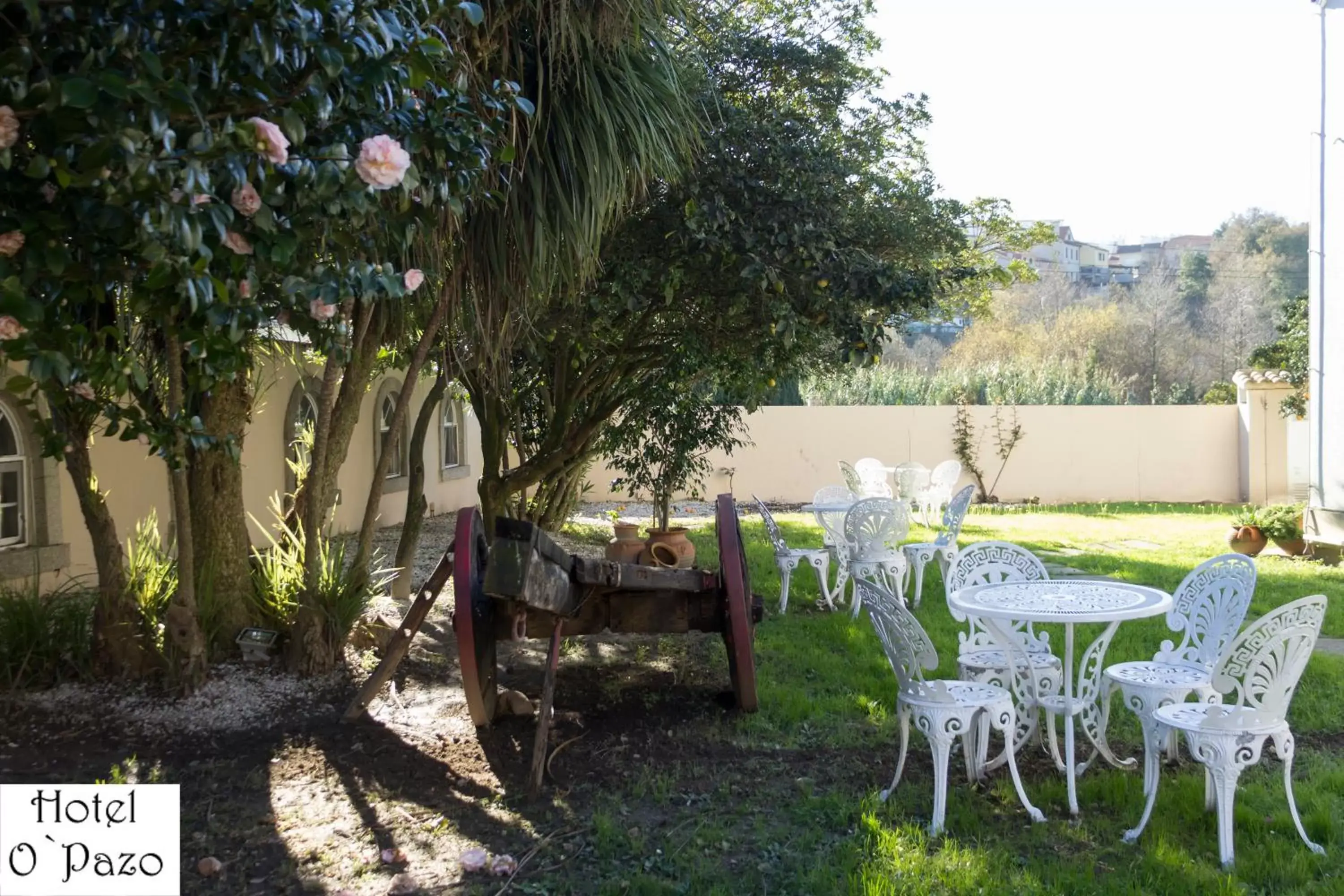 Garden in Hotel O'Pazo