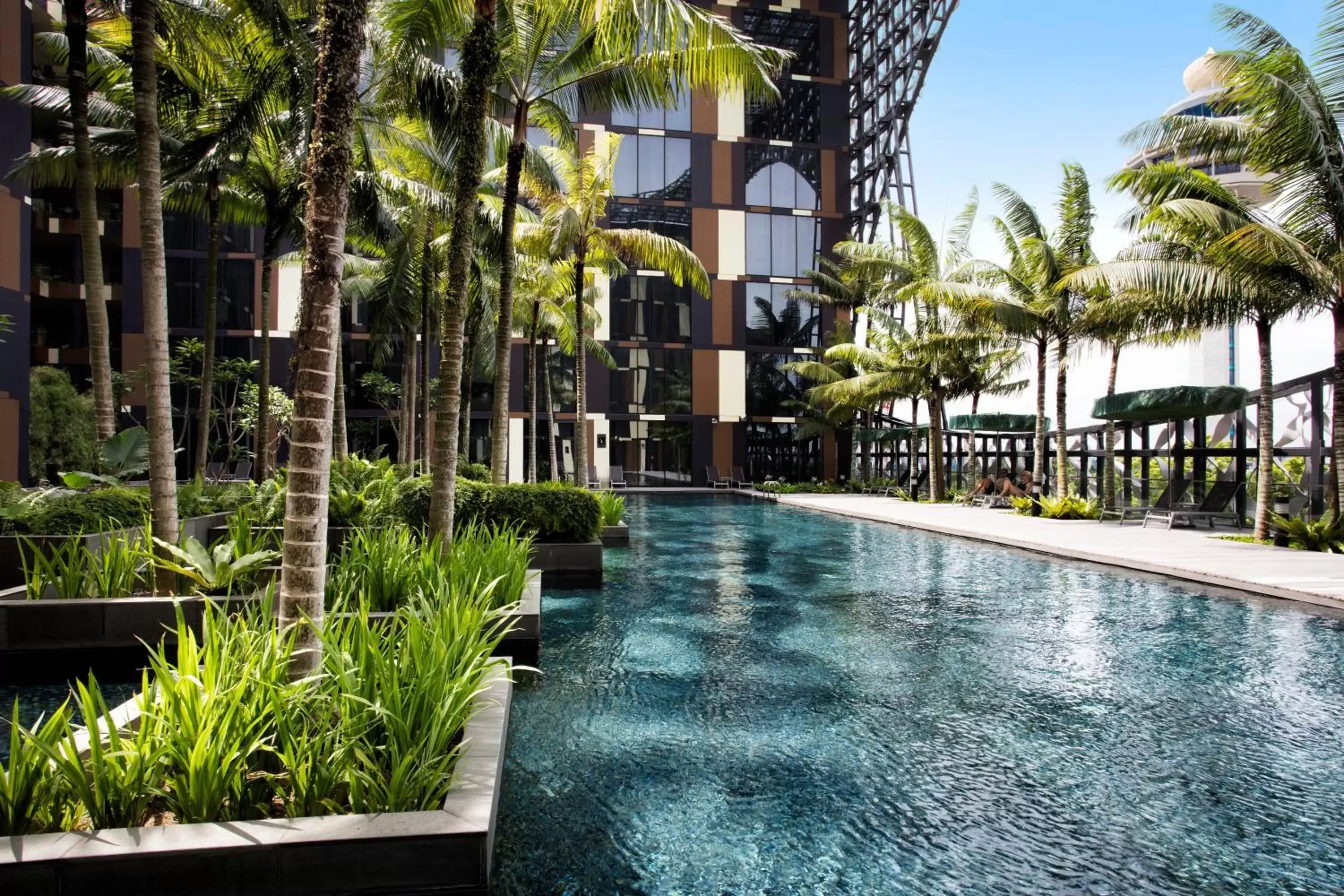 Pool view, Swimming Pool in Crowne Plaza Changi Airport, an IHG Hotel