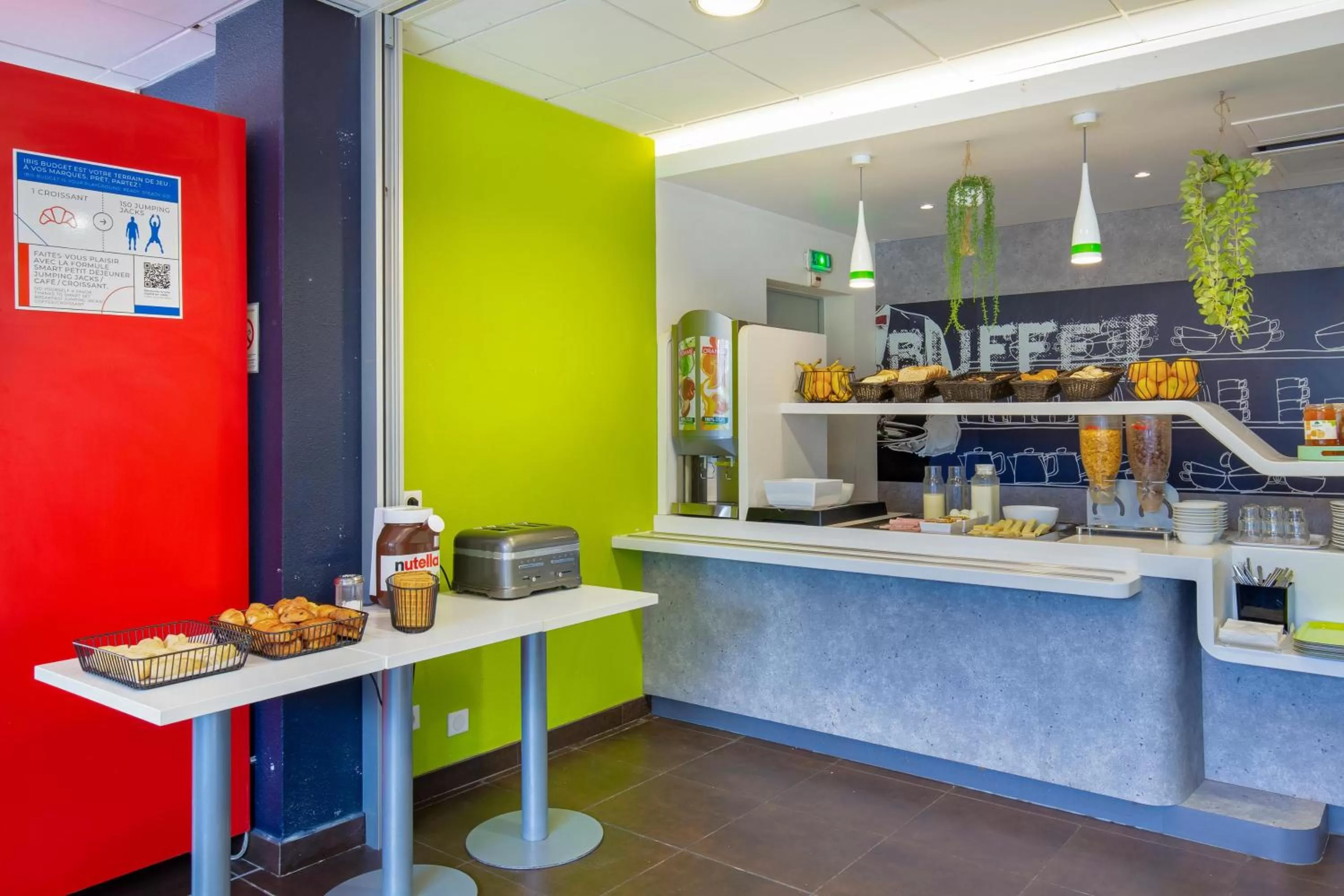 Breakfast in Ibis Budget Grenoble Sud Seyssins