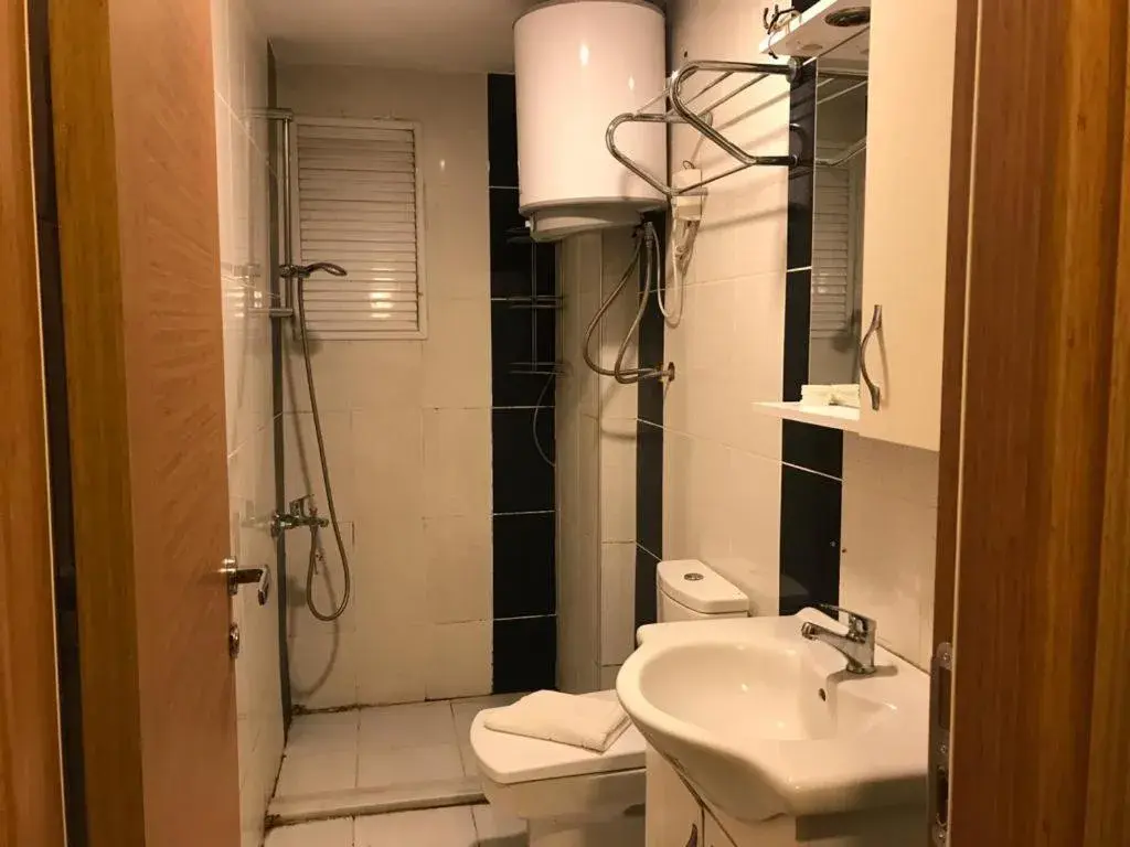 Bathroom in historial hotel