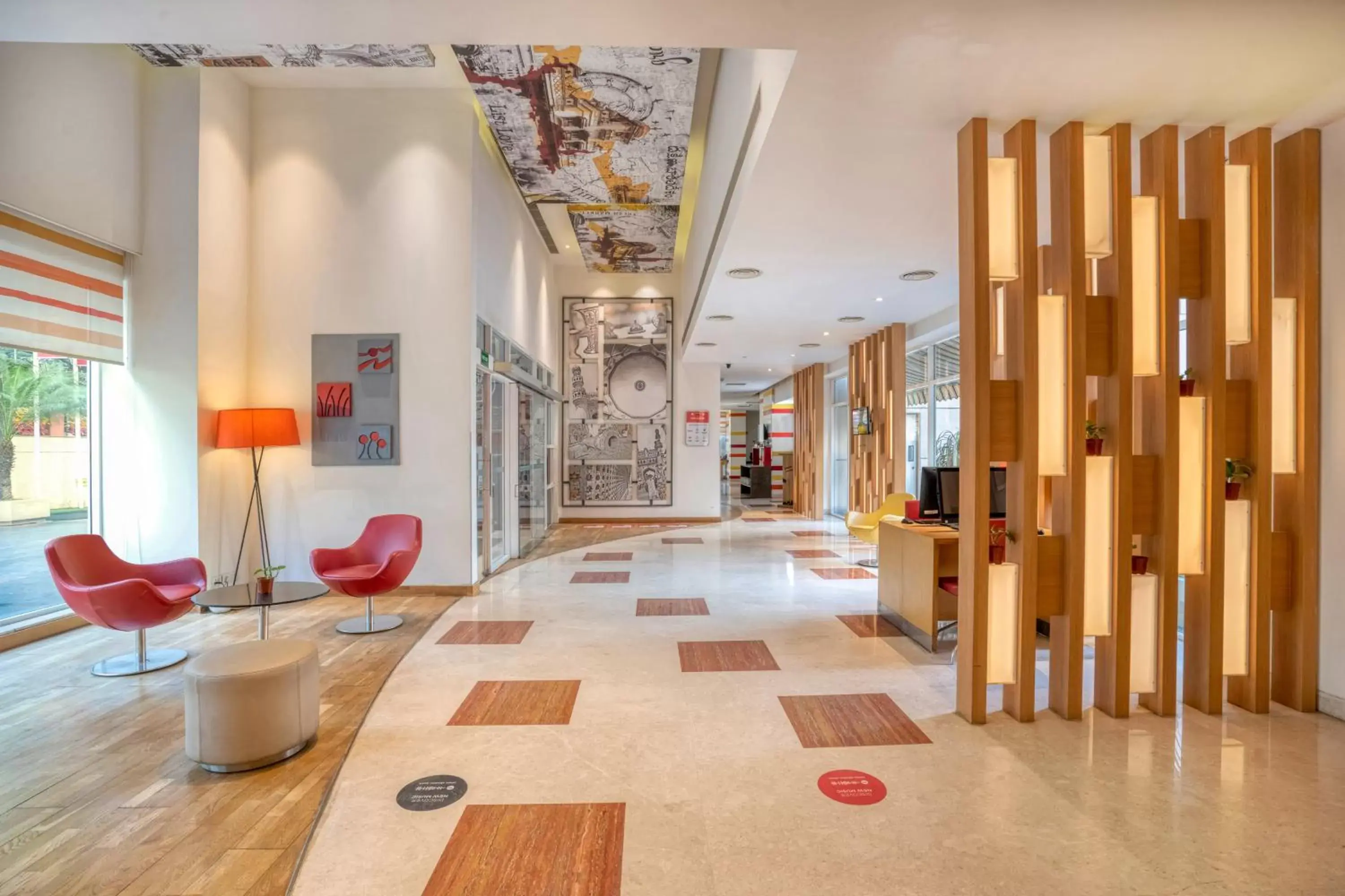 Lobby or reception in ibis Hyderabad Hitec City - An Accor Brand