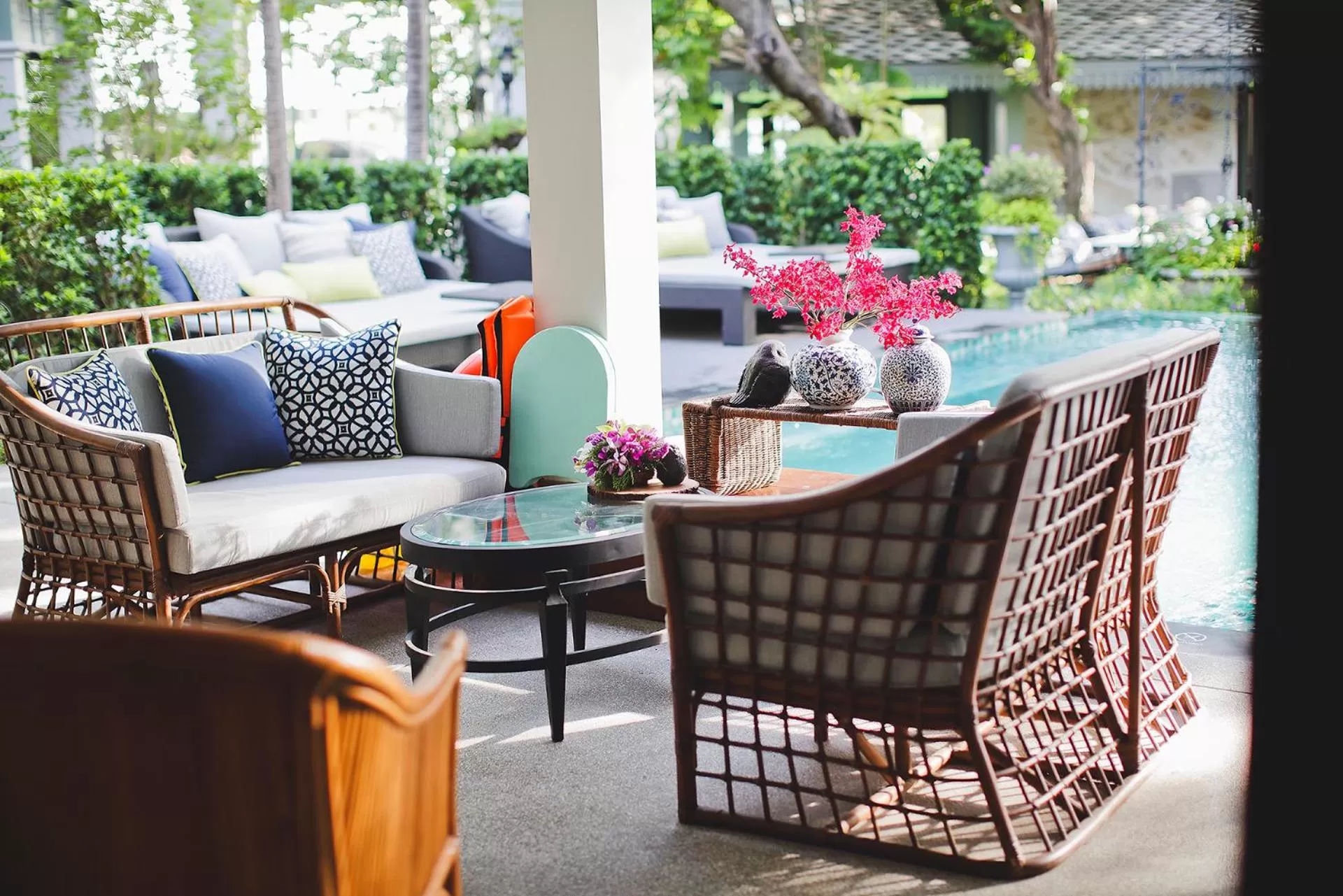 Pool view in The Raweekanlaya Bangkok Wellness Cuisine Resort
