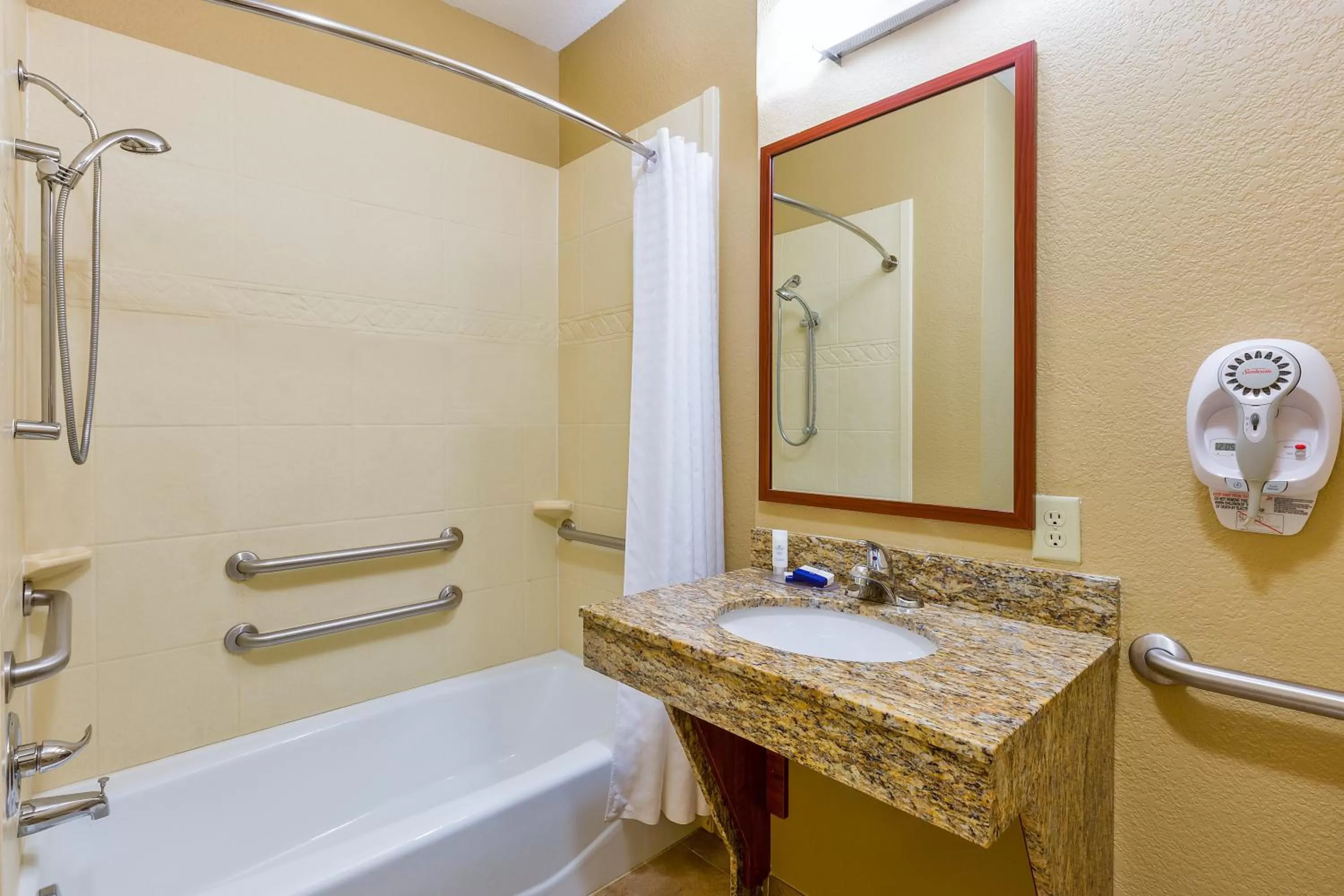 Bathroom in Candlewood Suites Decatur Medical Center by IHG