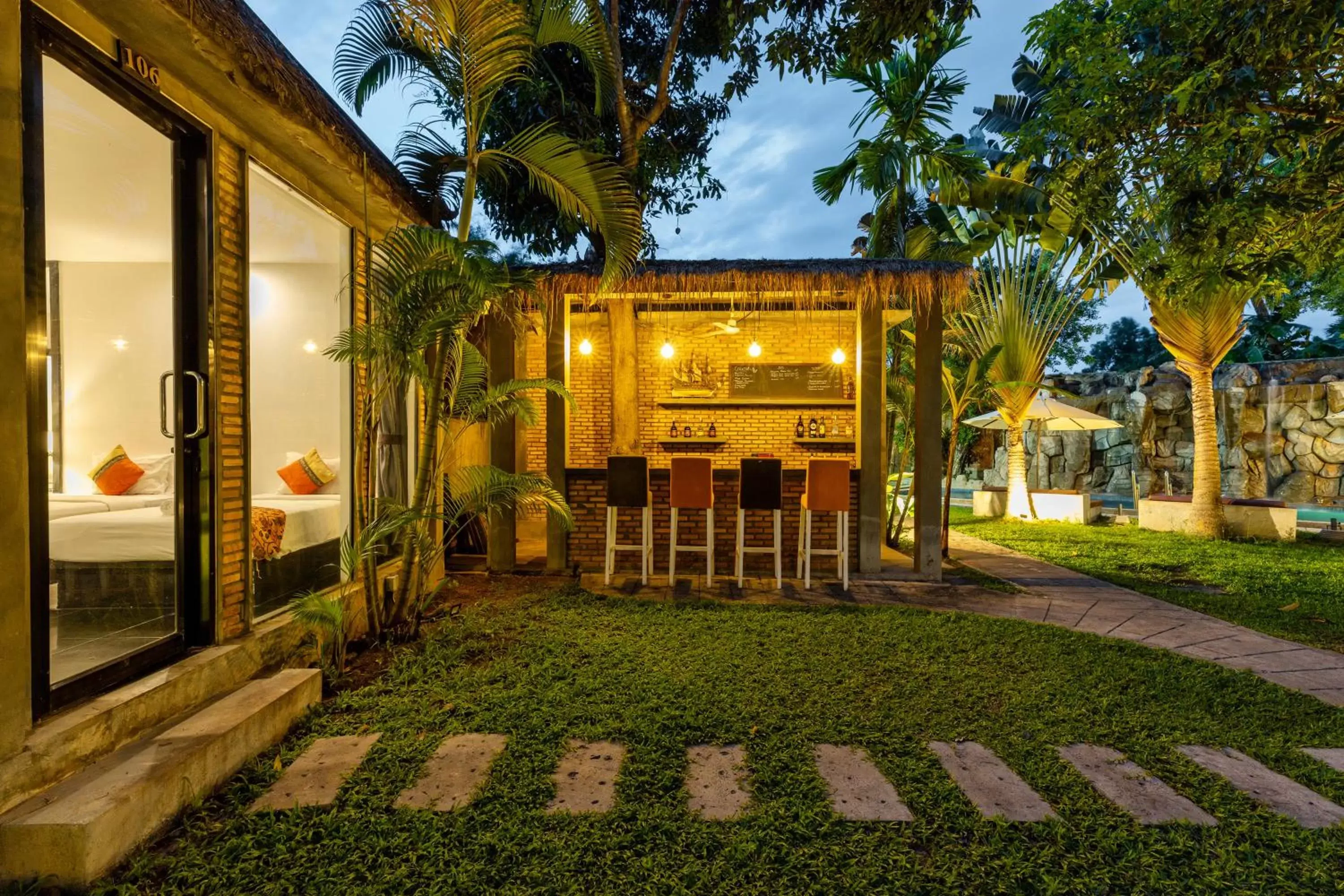 Lounge or bar in Maison Gen Angkor