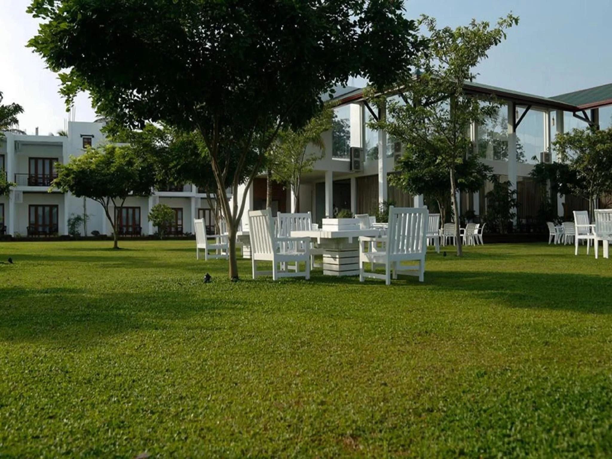 Seating area in Ruins Chaaya Hotel