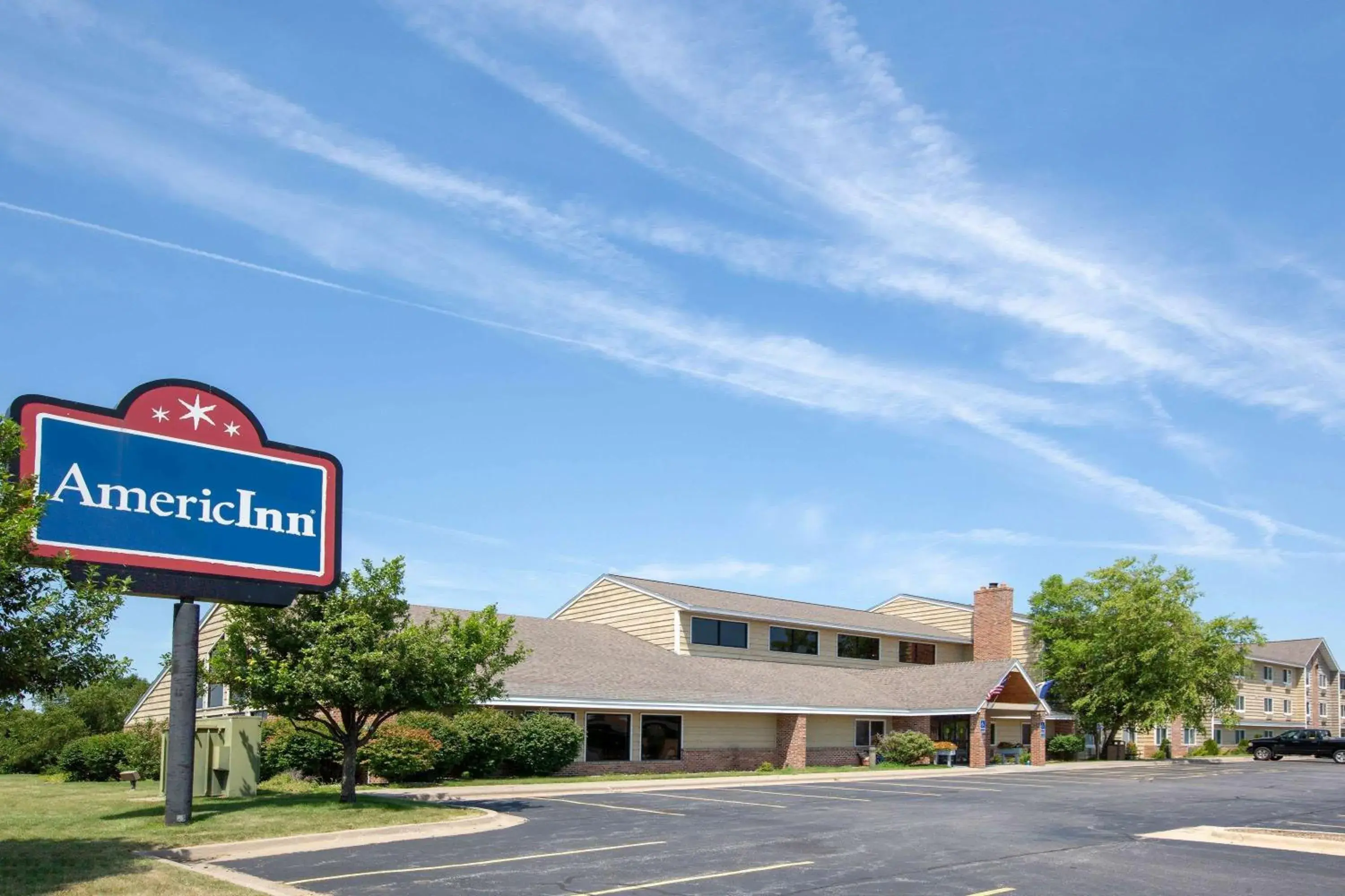 Property Building in AmericInn by Wyndham Coralville