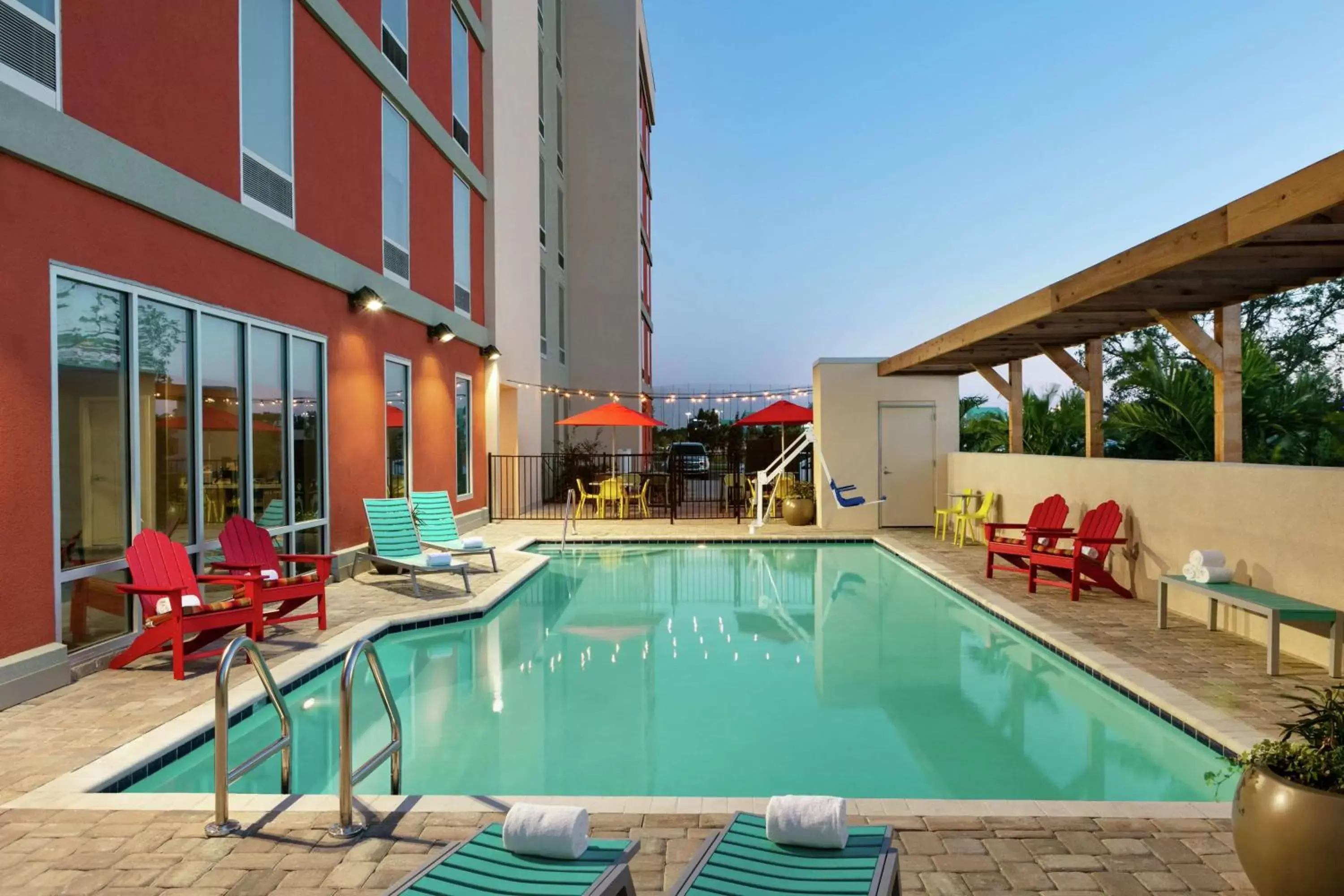 Pool view, Swimming Pool in Home2 Suites By Hilton Brandon Tampa