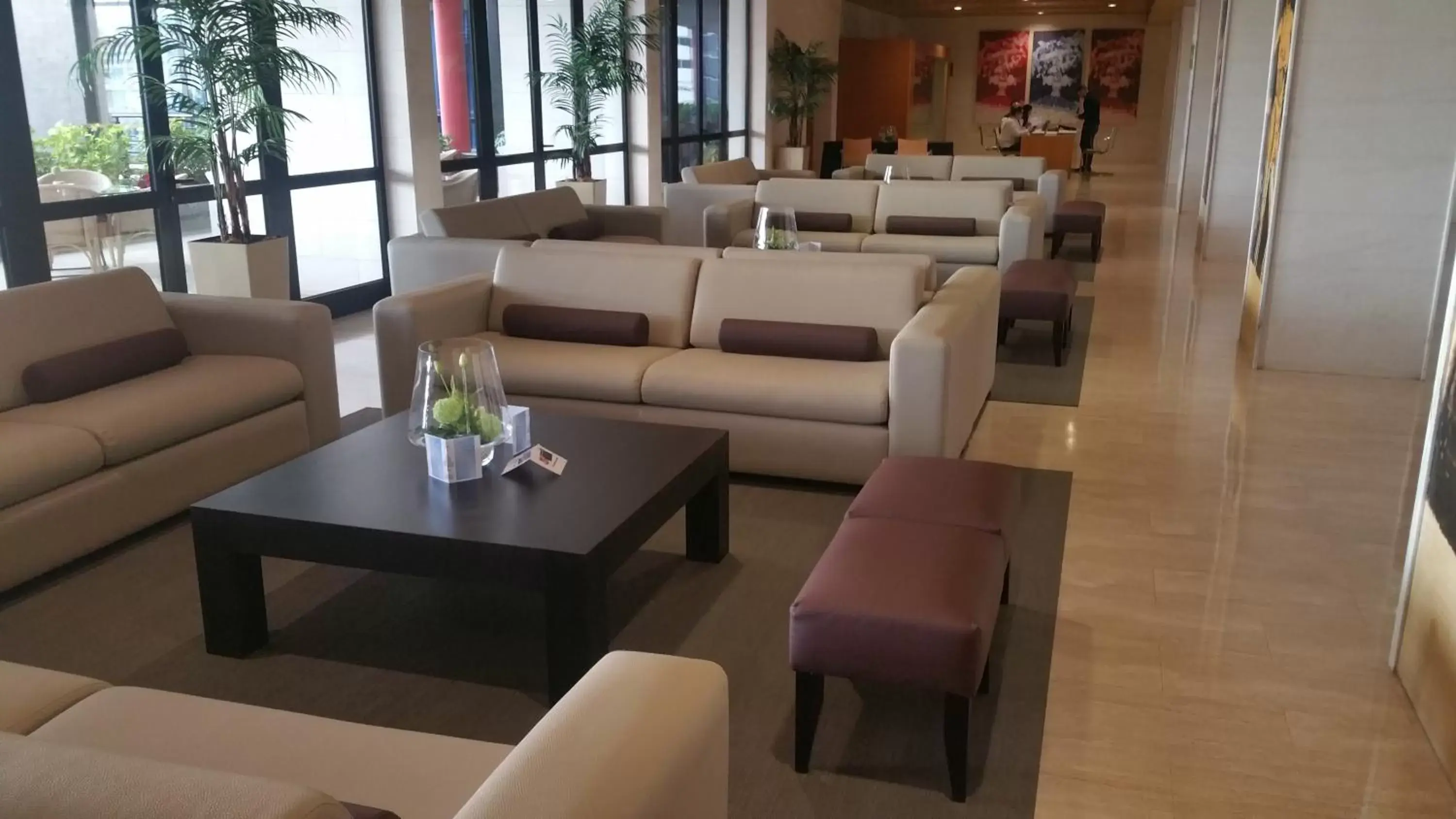 Lobby or reception, Seating Area in Hotel Escuela Santa Cruz