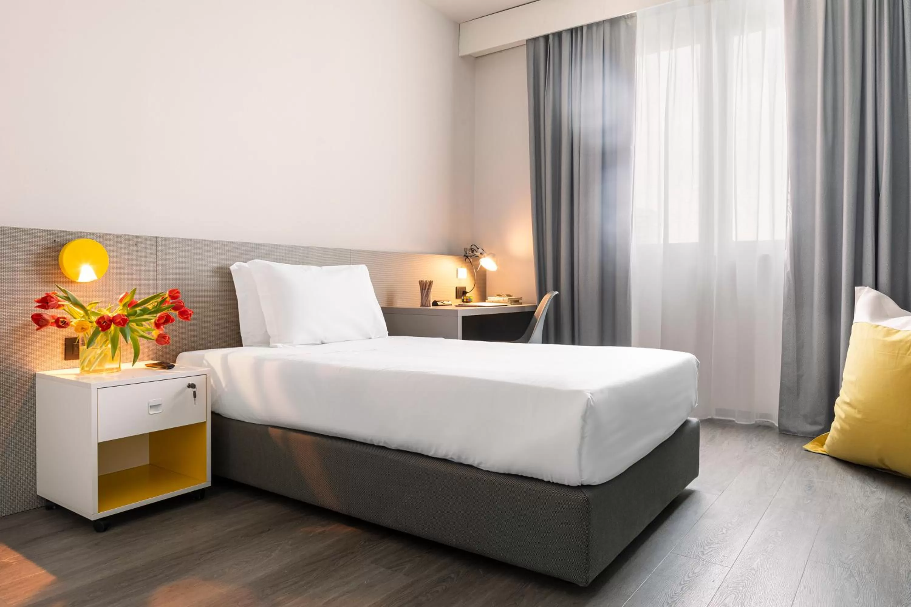Bedroom, Bed in Quark Hotel Milano