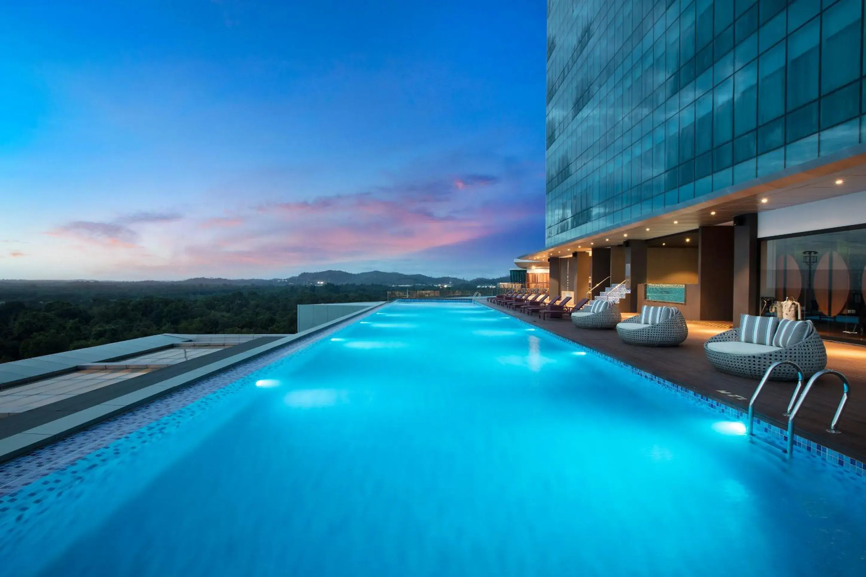 Swimming pool in Panbil Residence Serviced Apartment Swimming pool in Panbil Residence Serviced Apartment