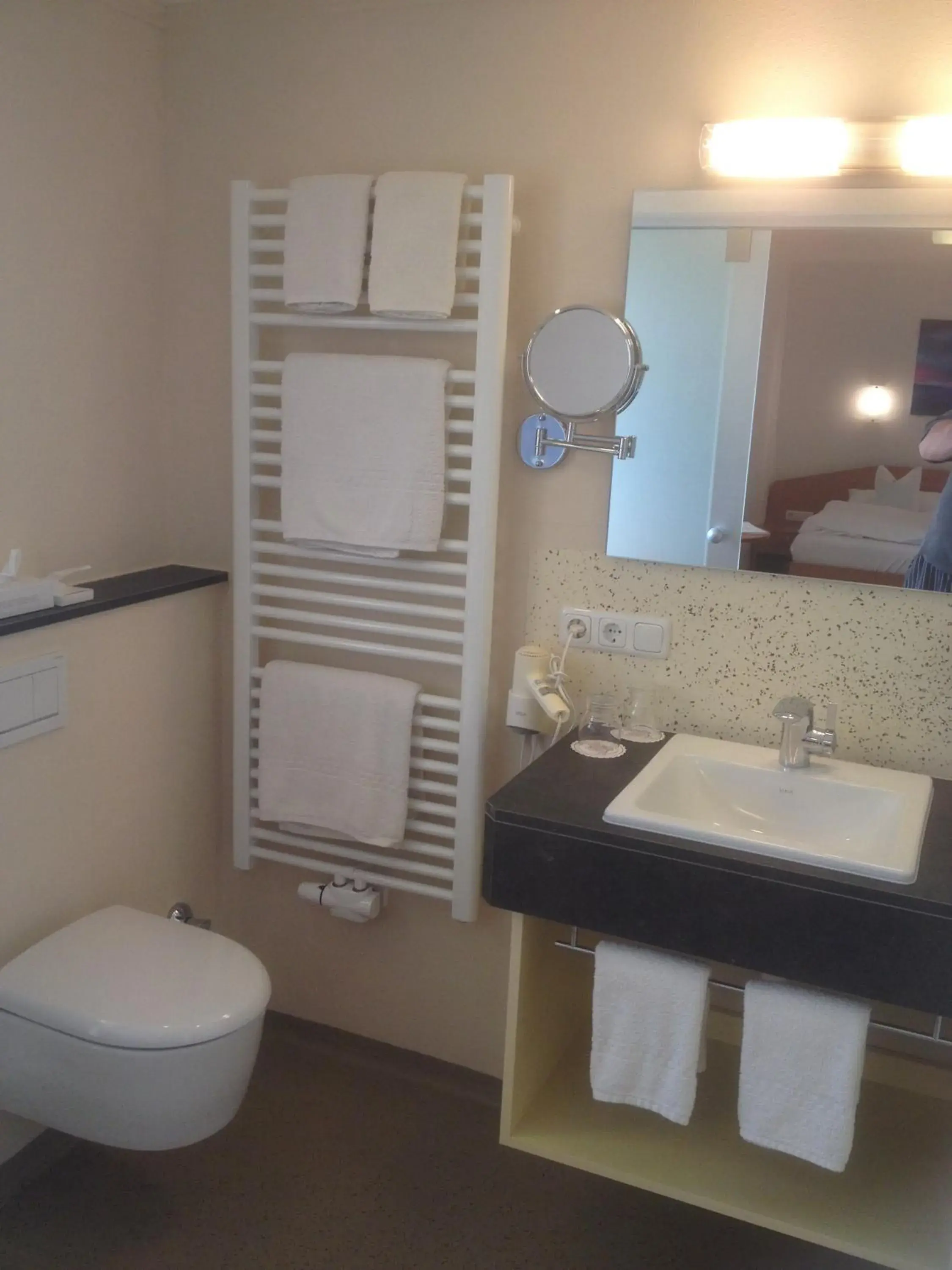 Toilet, Bathroom in Hotel-Restaurant Bellevue