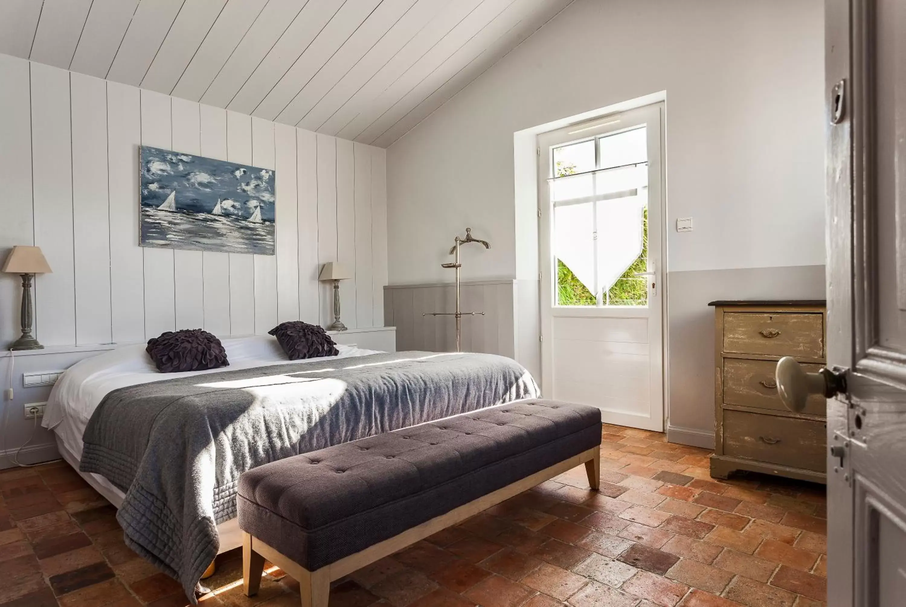 Bedroom, Bed in Hotel Les Bois Flottais