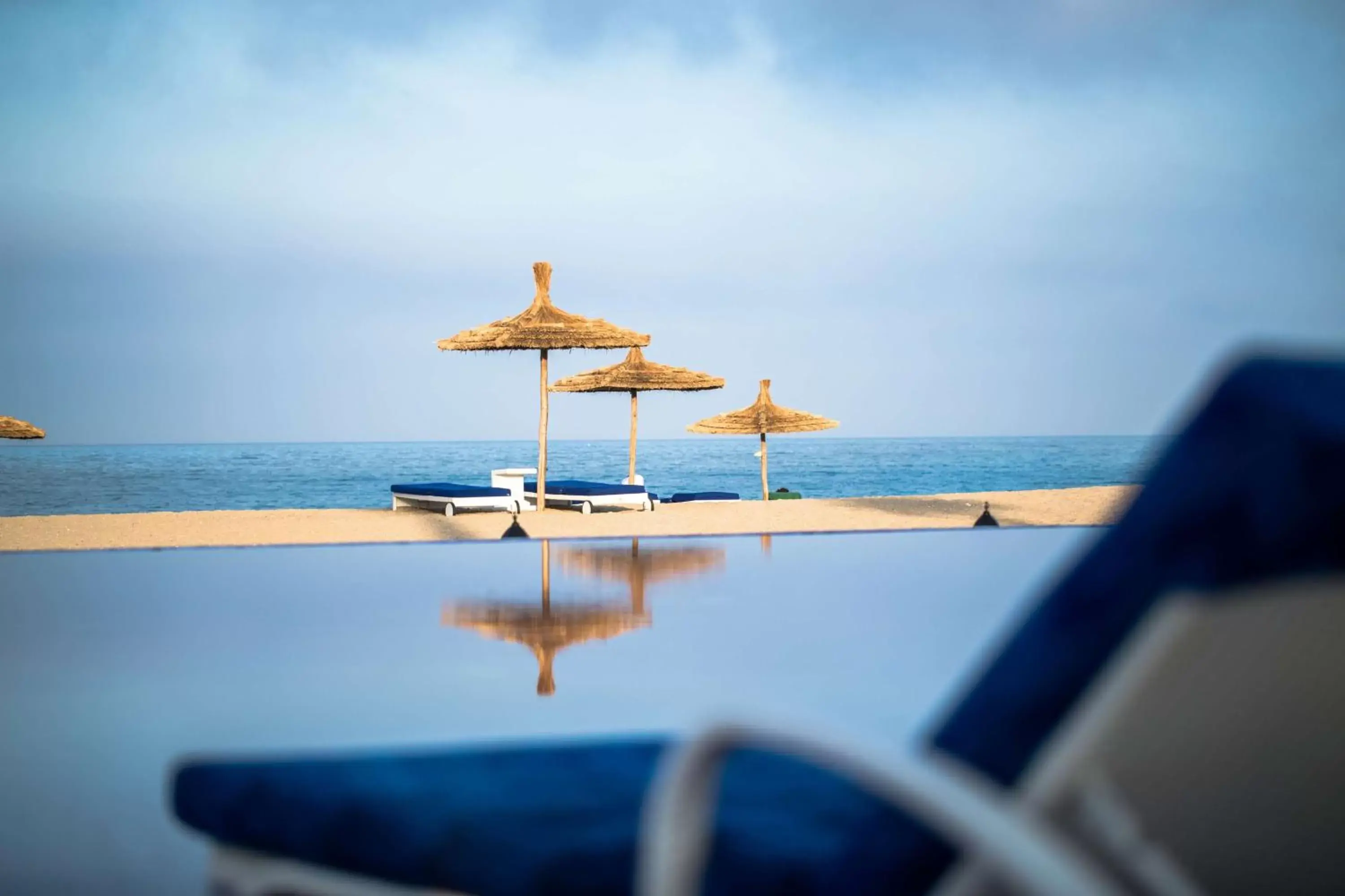 Pool view in Banyan Tree Tamouda Bay