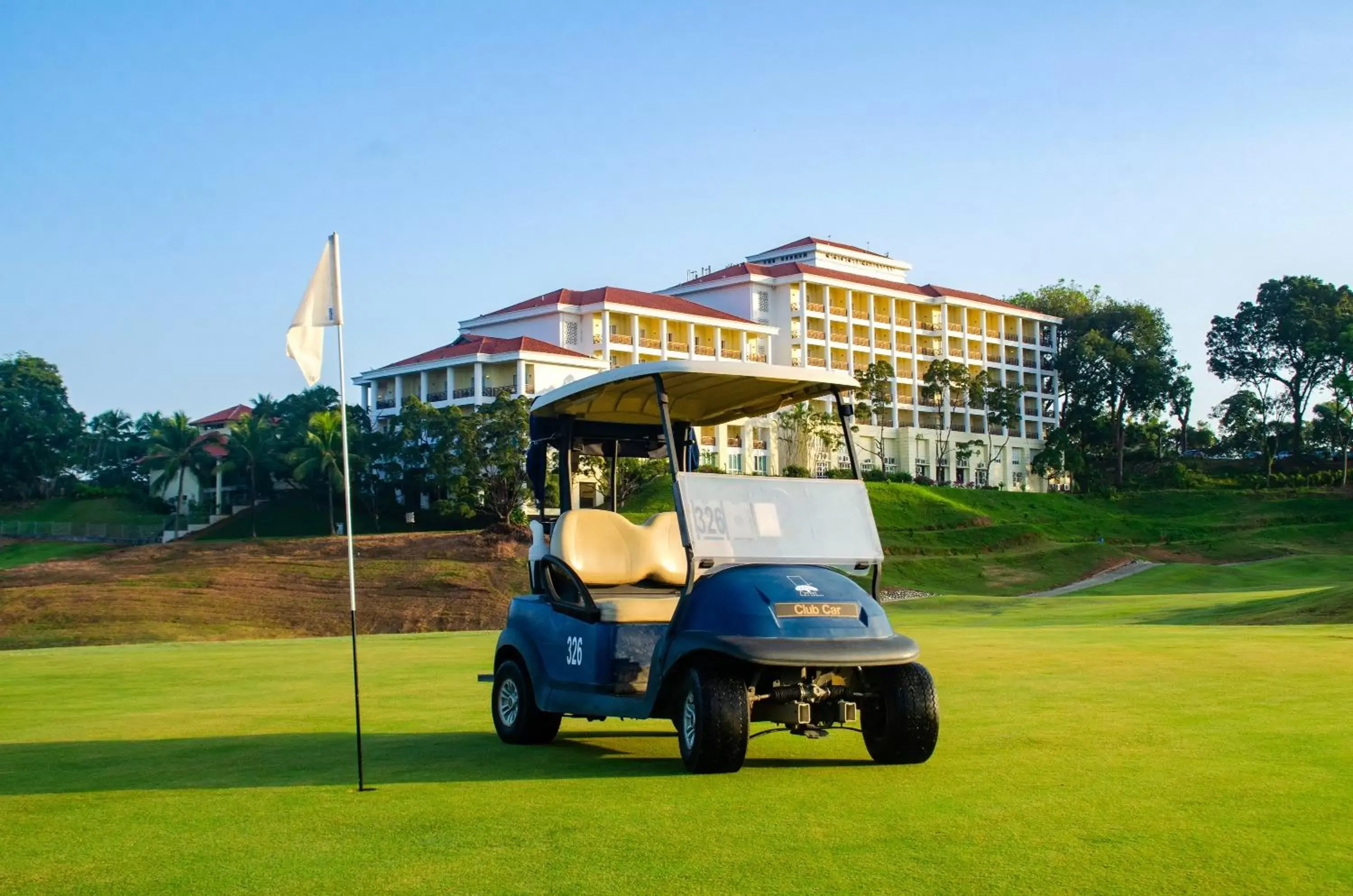 Golfcourse, Property Building in Bangi Resort Hotel