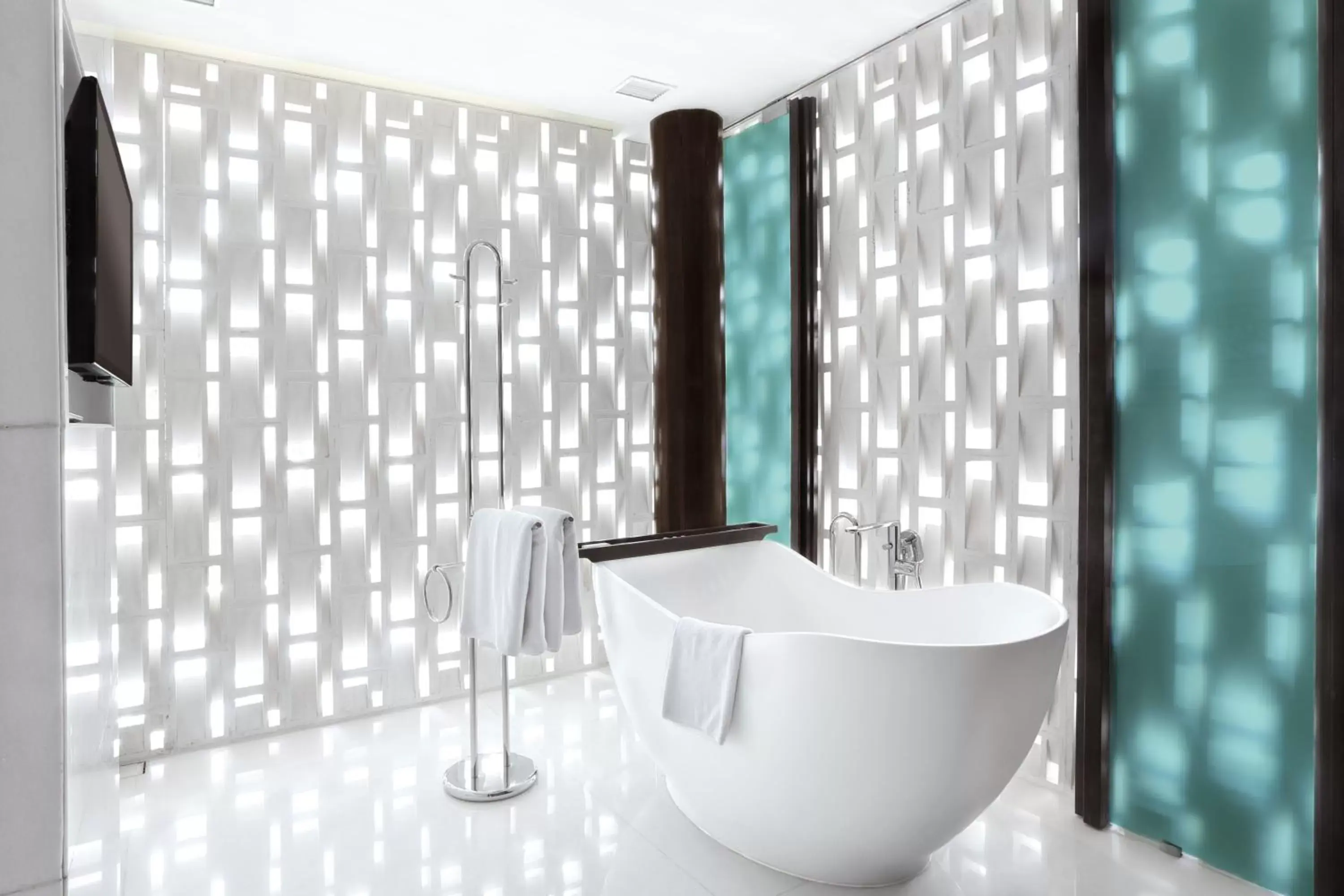 Bathroom in The Anvaya Beach Resort Bali Bathroom in The Anvaya Beach Resort Bali