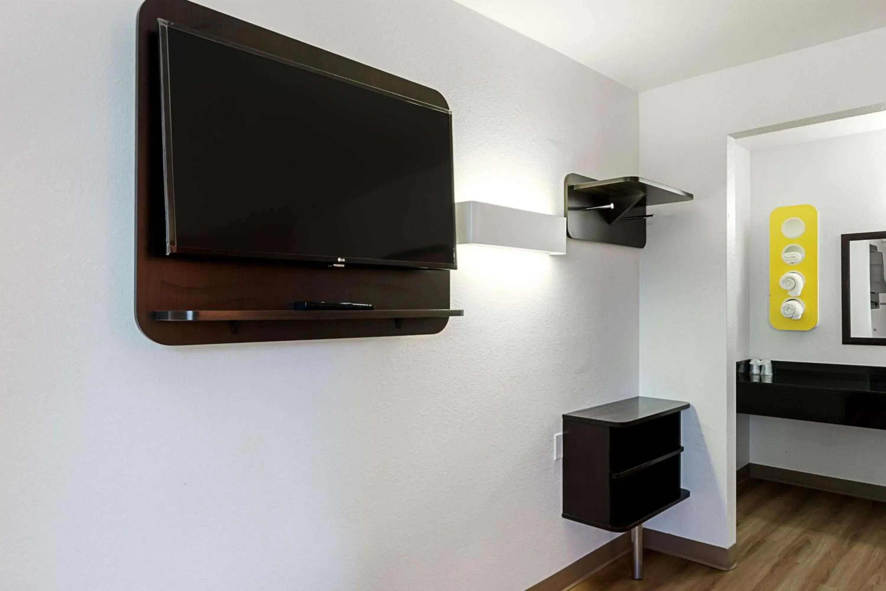 TV and multimedia, TV/Entertainment Center in Motel 6-Fresno, CA