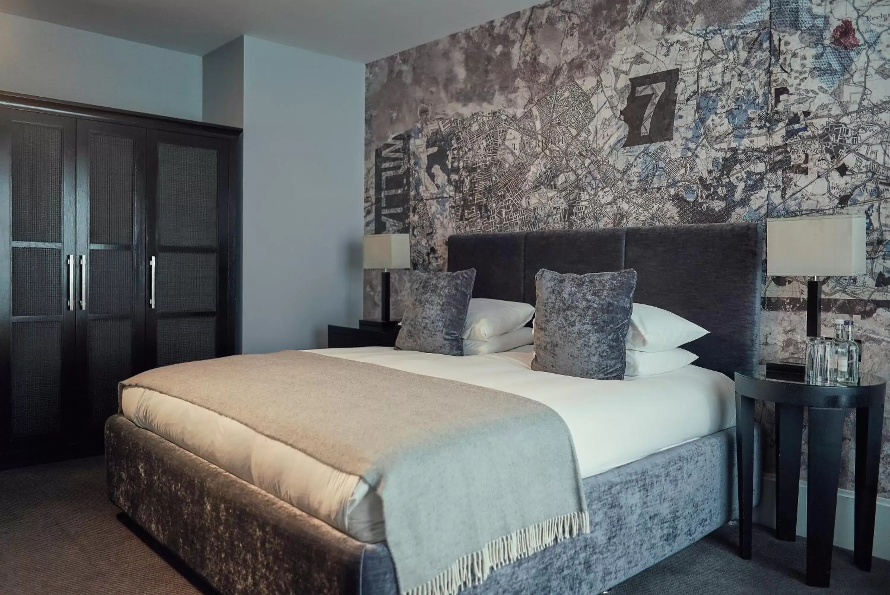 Bedroom, Bed in Malmaison Liverpool
