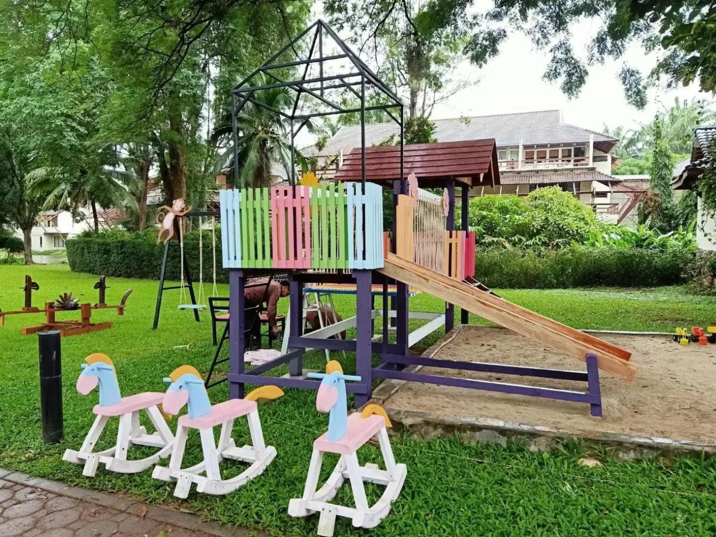 Garden, Children's Play Area in Felix River Kwai Resort - SHA Plus,Certified