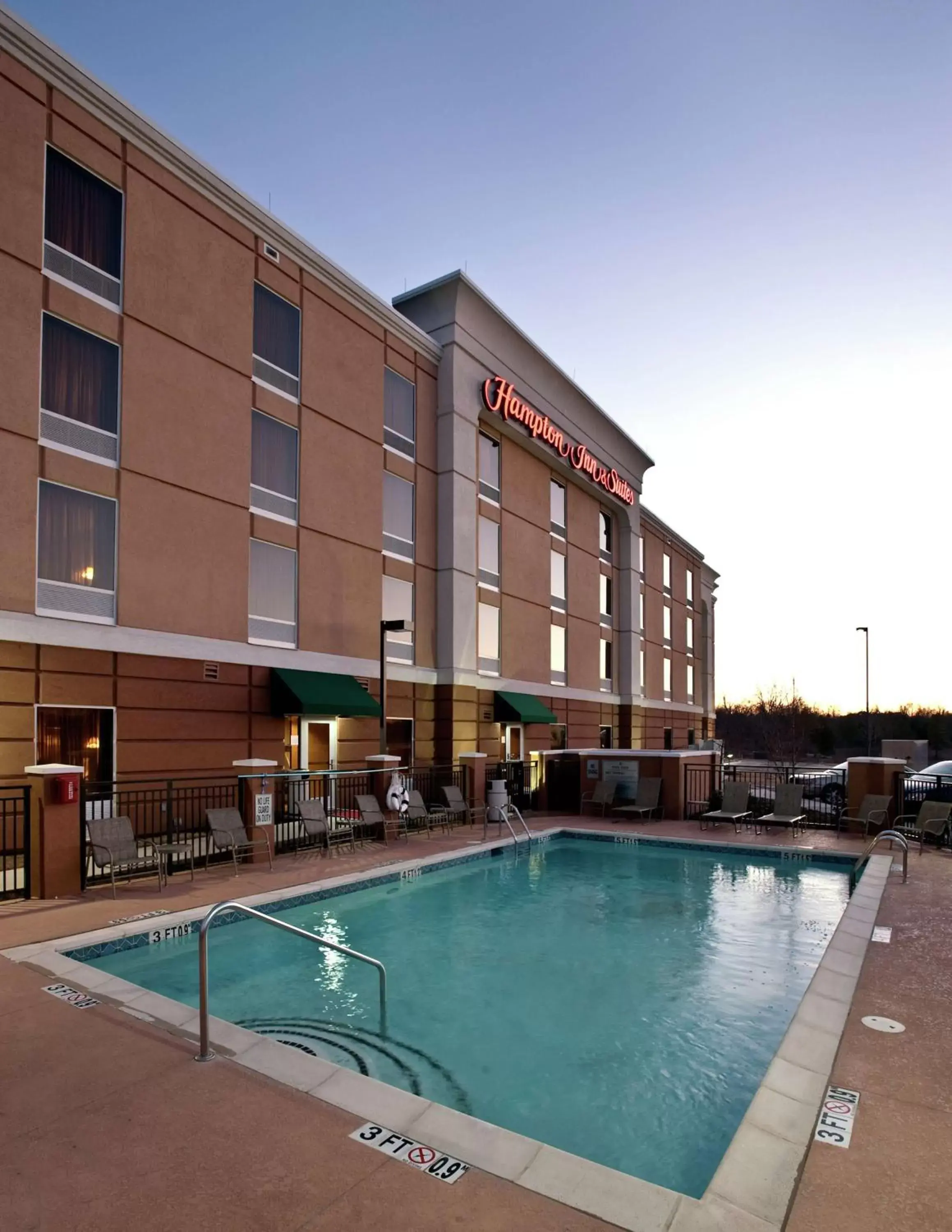 Pool view, Property Building in Hampton Inn & Suites Jackson