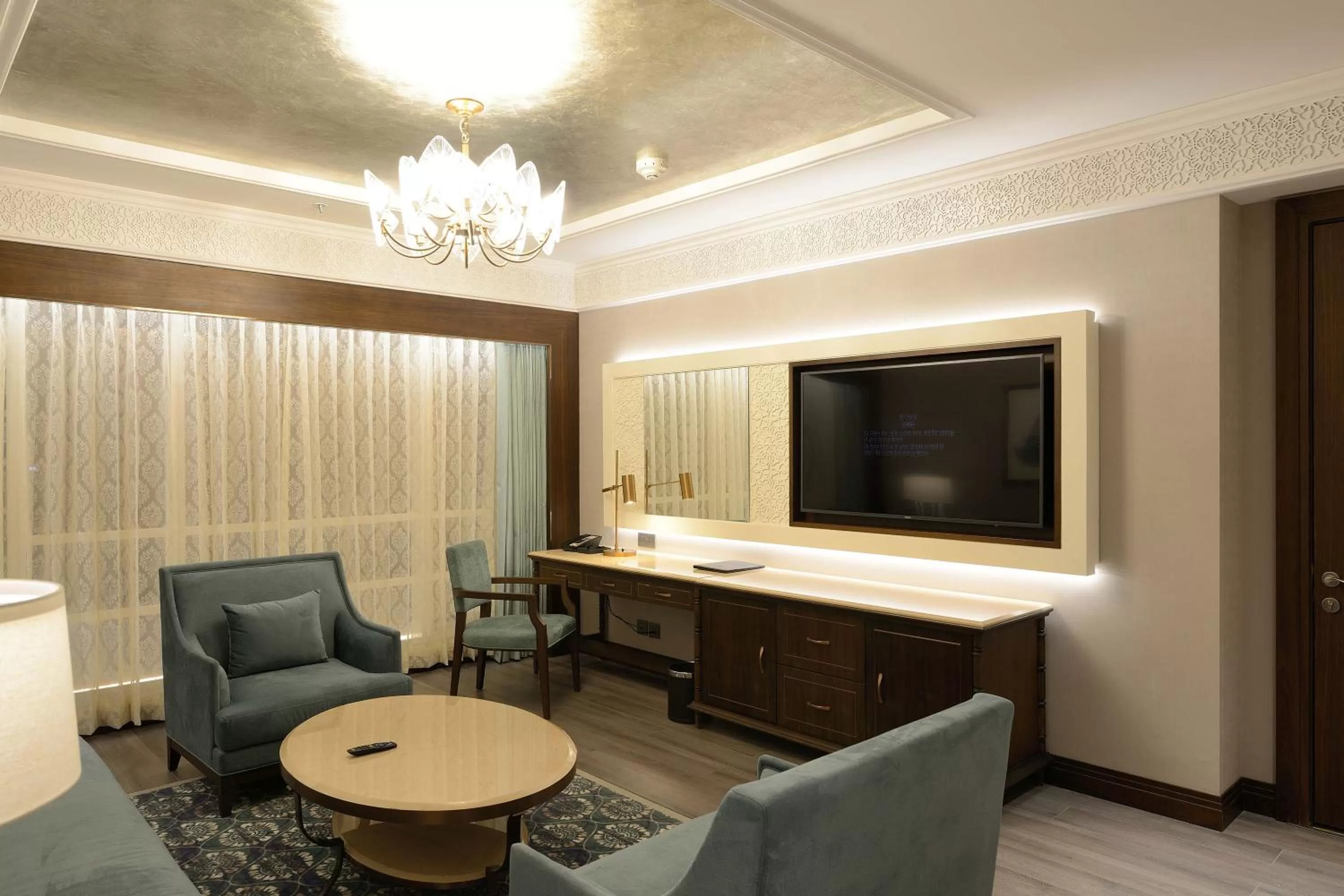 Living room in Taj Skyline Ahmedabad