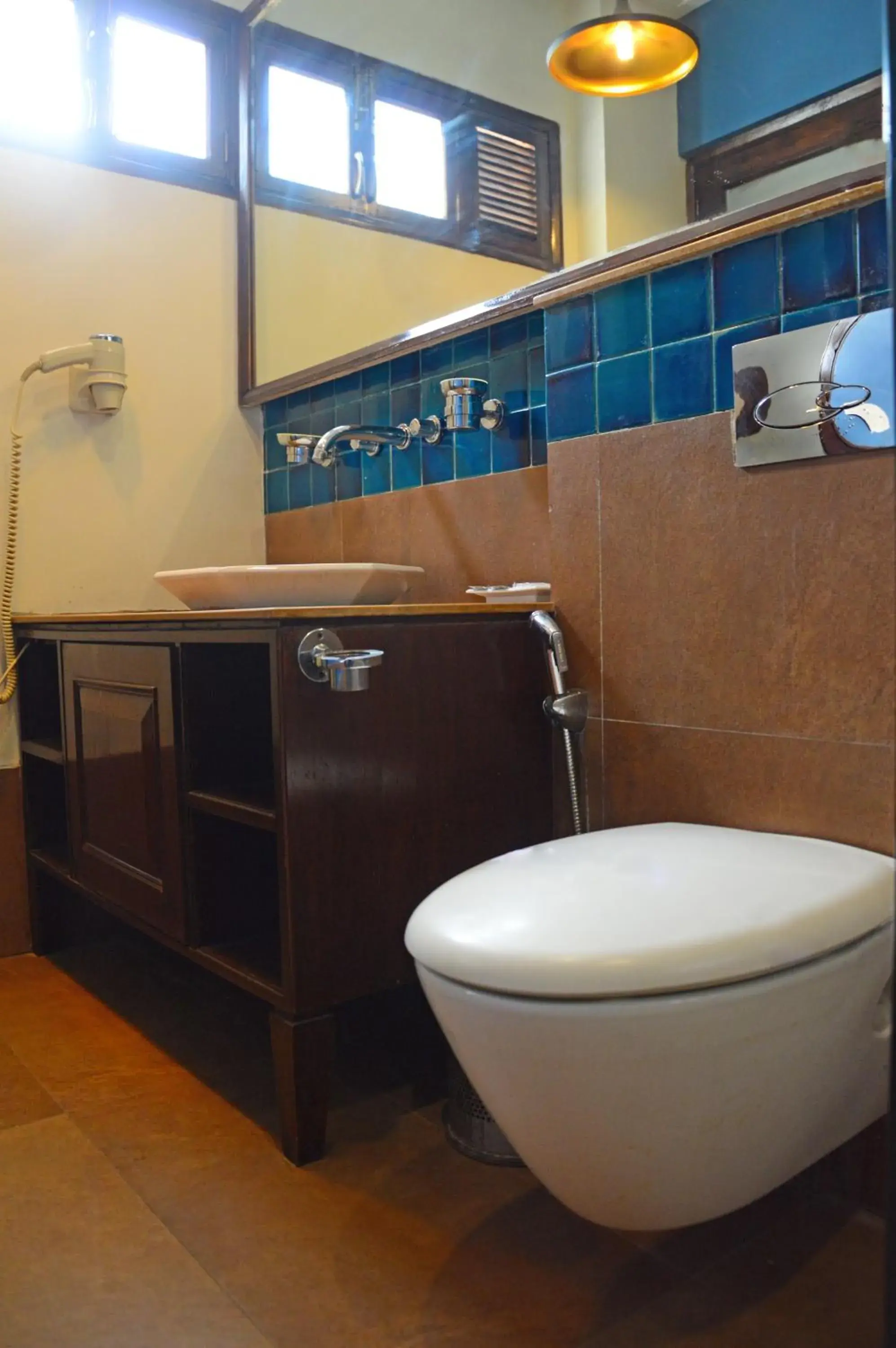 Bathroom in Hotel Ajanta
