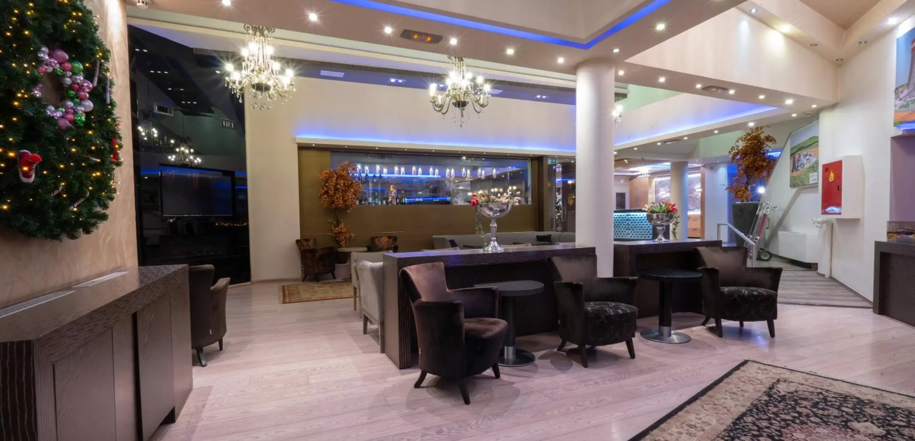 Lobby or reception, Lounge/Bar in Hotel Pantelidis