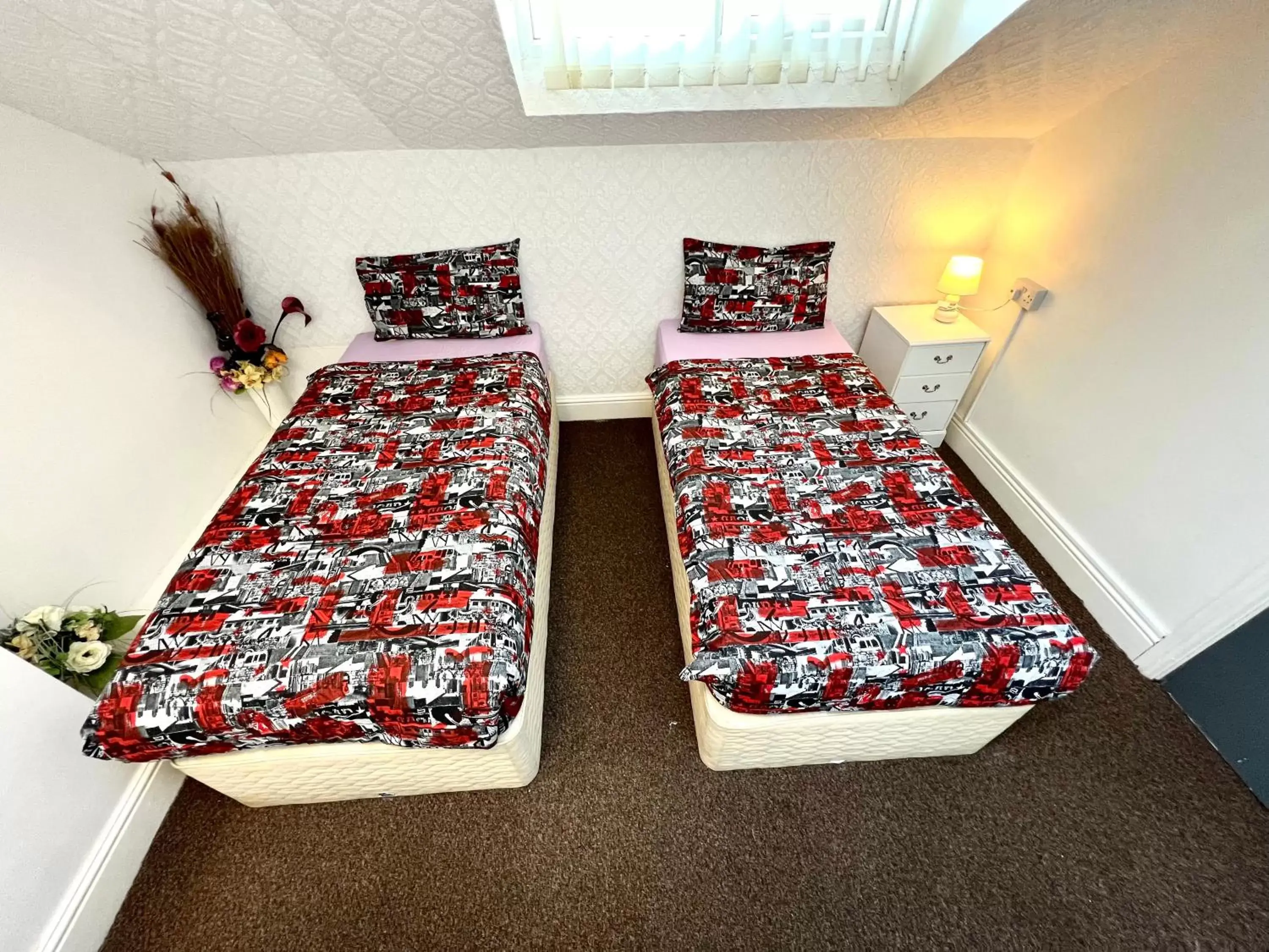 Bed in Blackpool Central Hotel