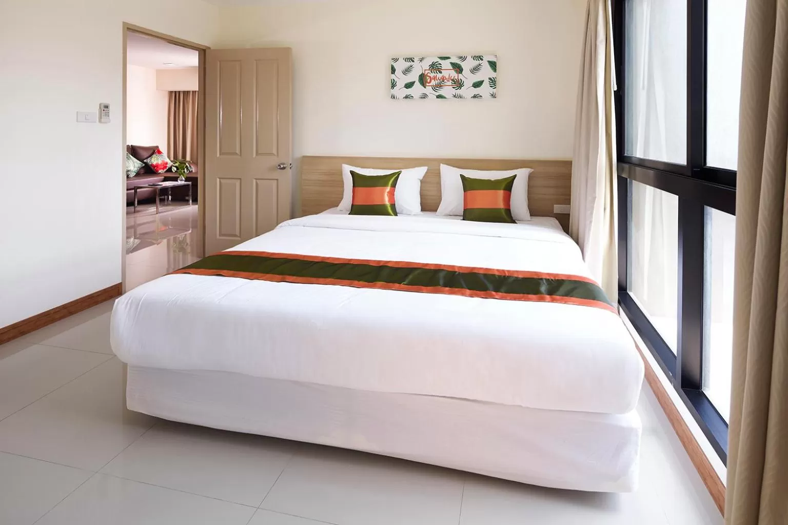 Bed in The Plimplace Hotel