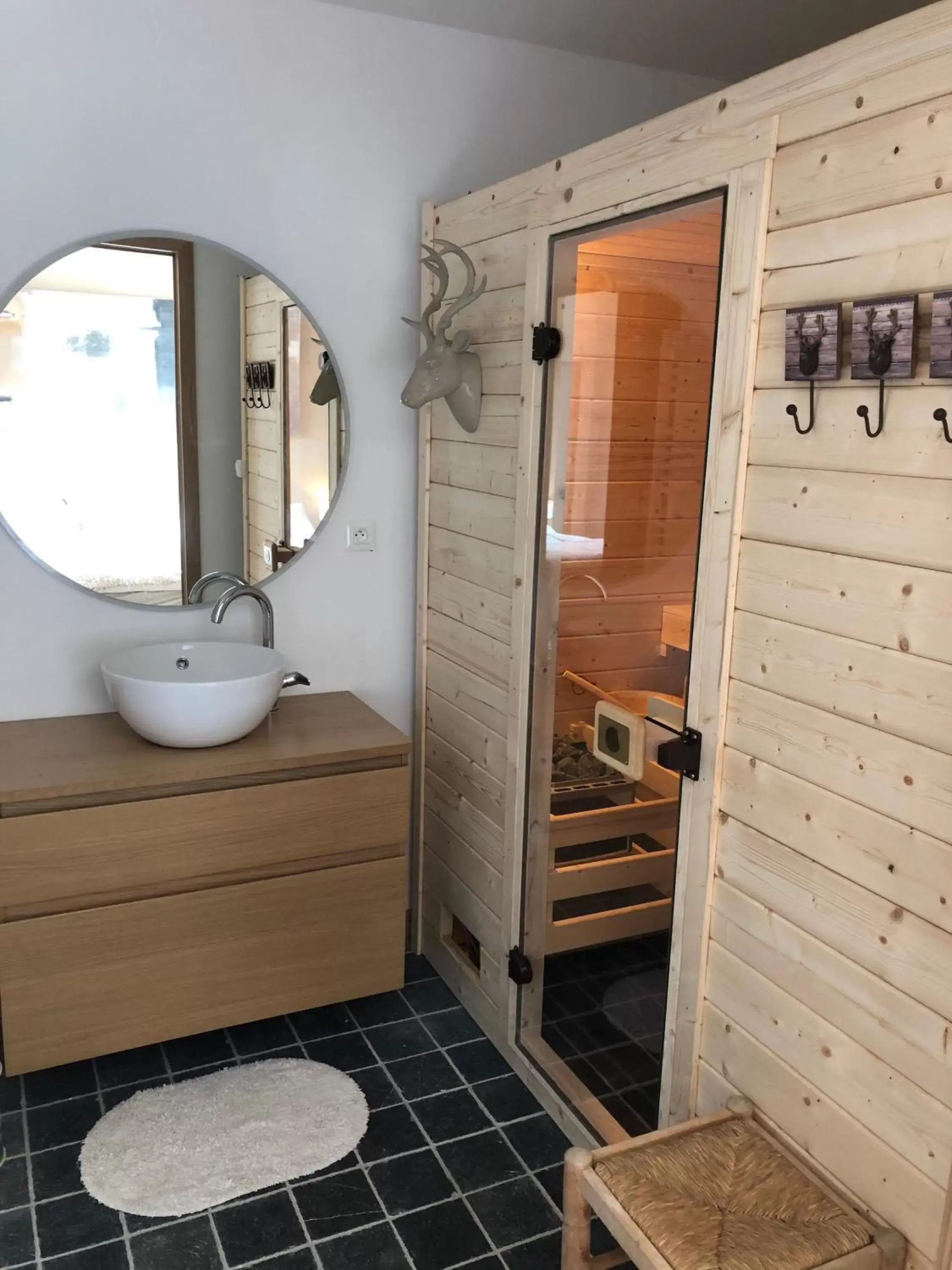 Sauna, Bathroom in Chambre d'Hôte Touquet's Garden