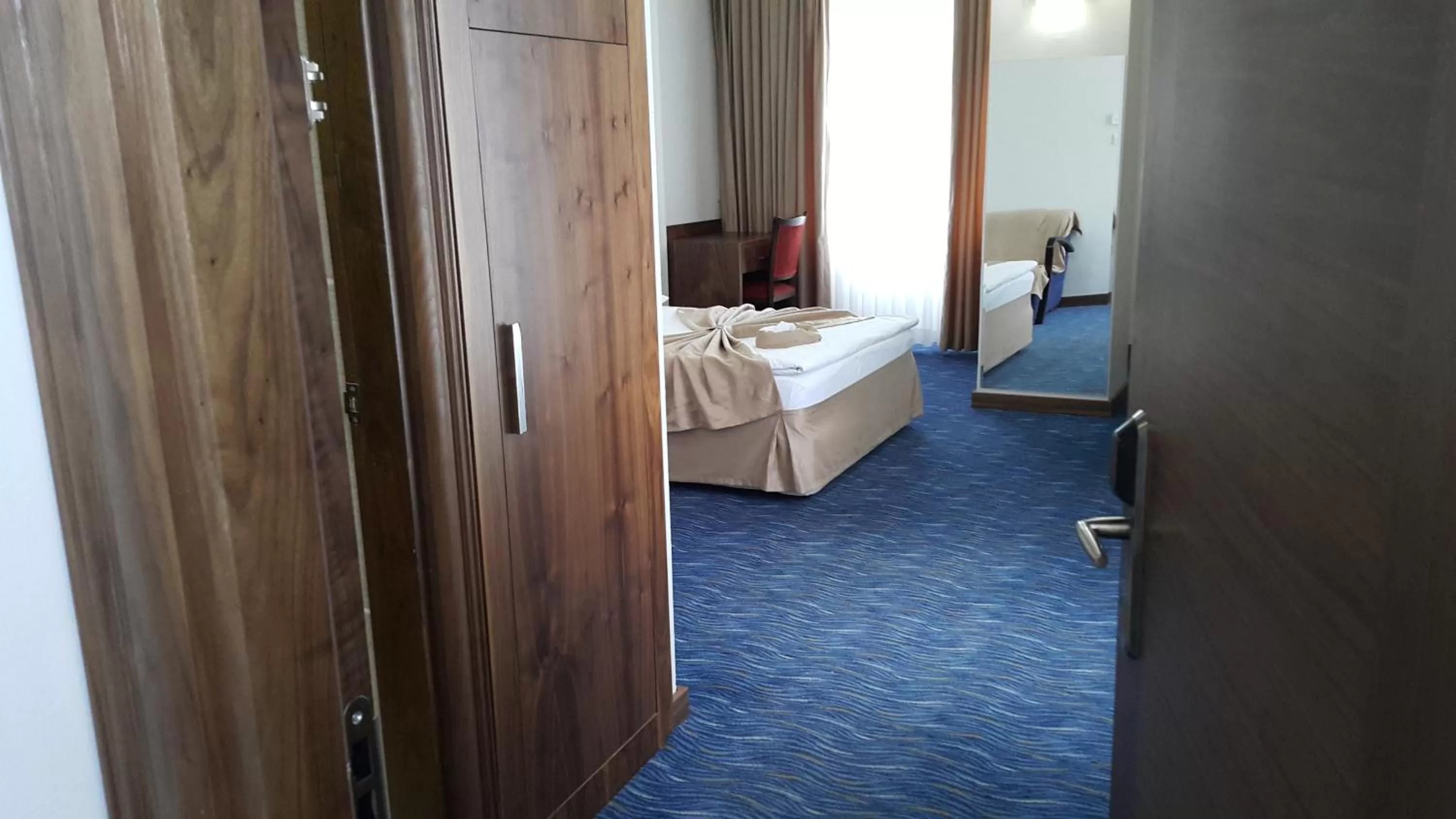 TV and multimedia, Bed in Miroglu Hotel