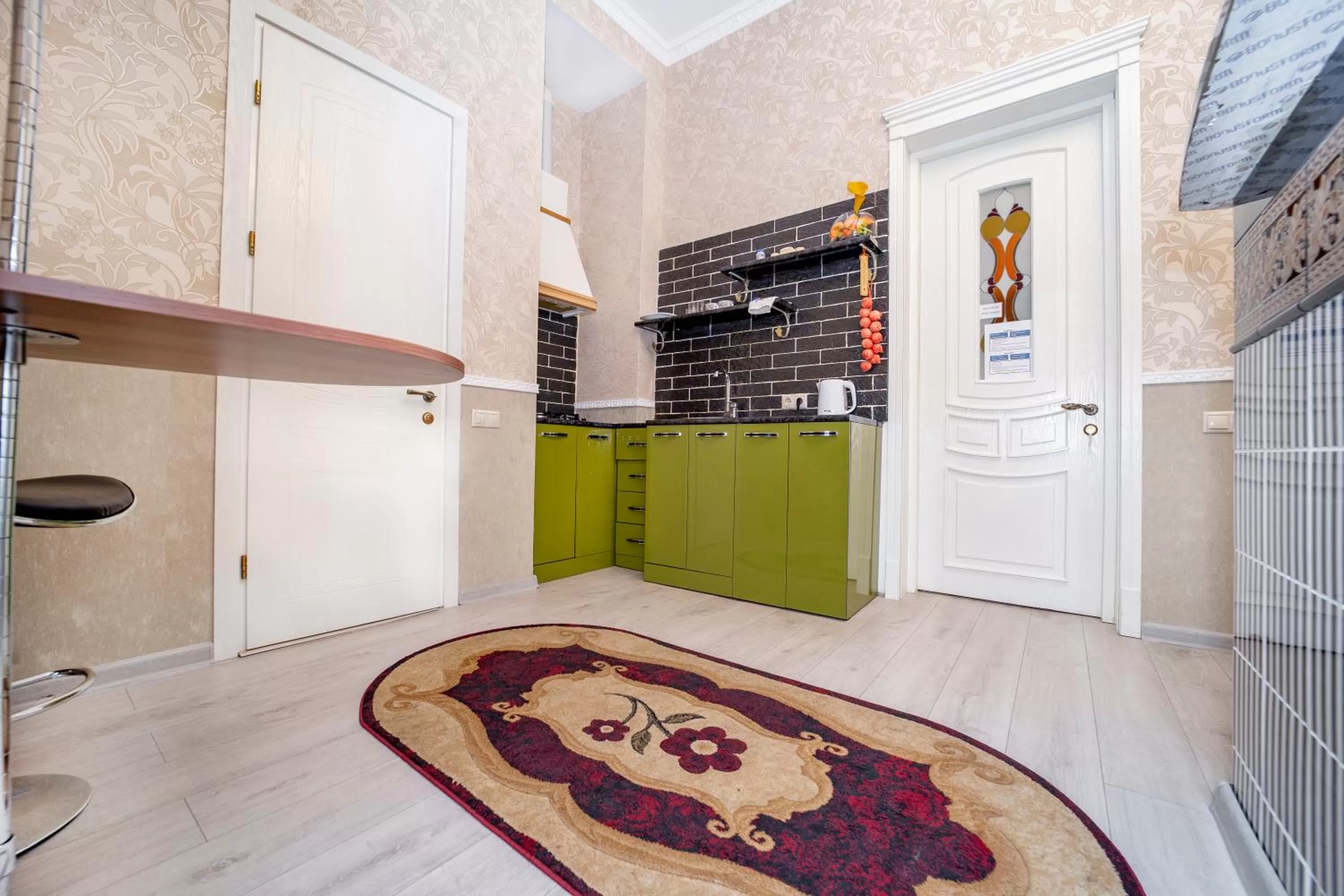 Kitchen or kitchenette in Old Tbilisi Apart-Hotel