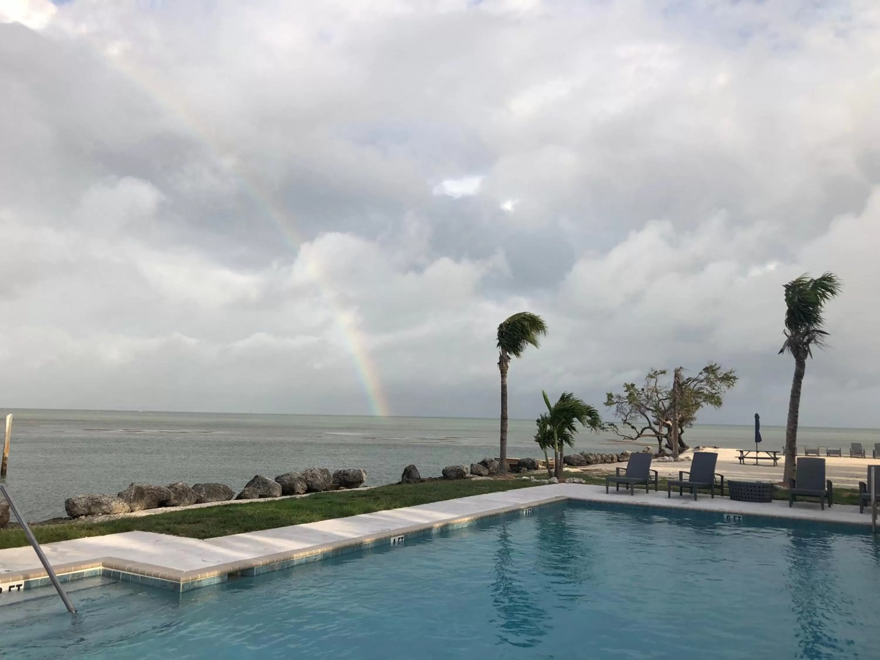 Pool view in Seascape Resort & Marina