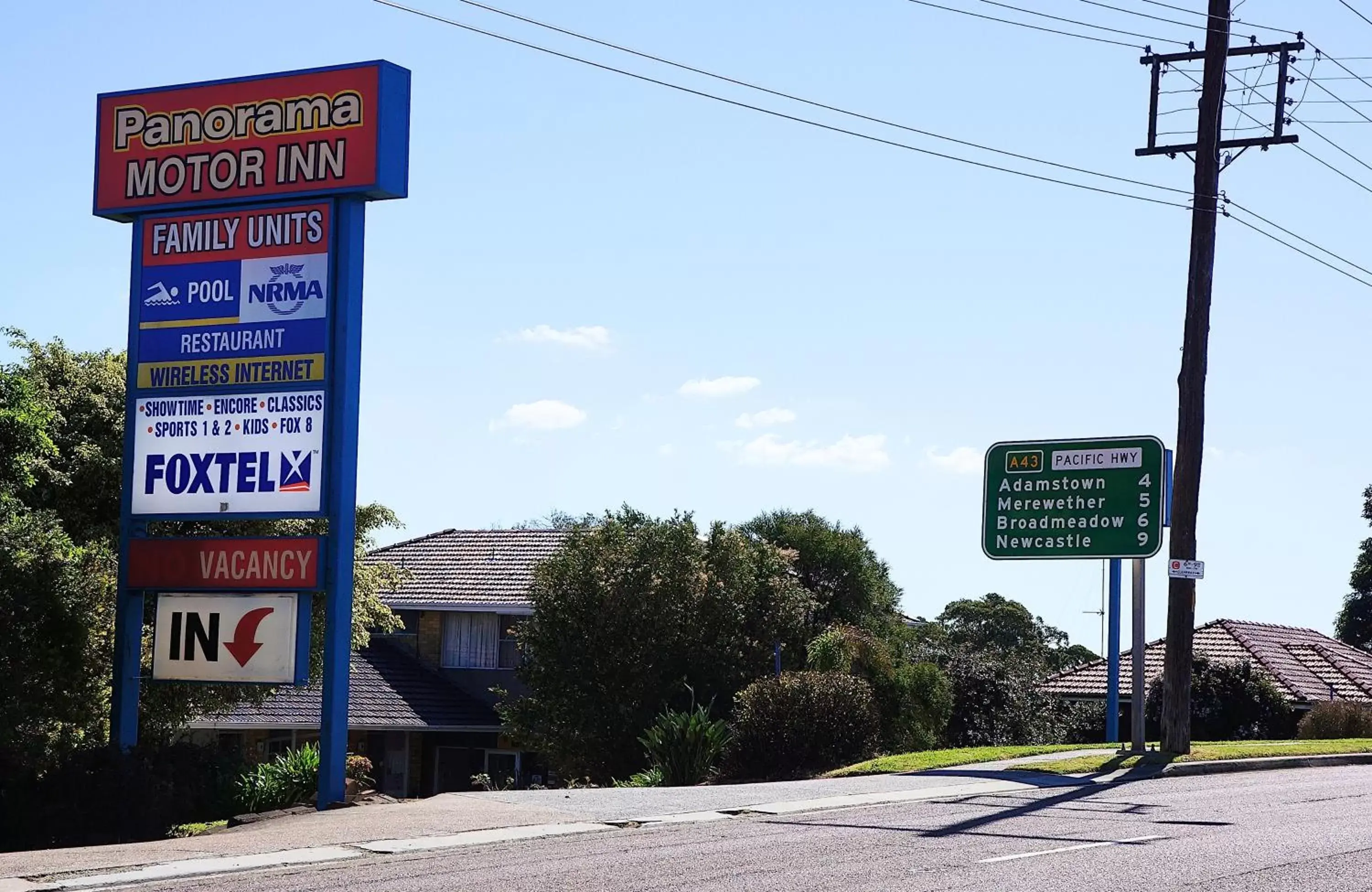 Facade/entrance, Property Logo/Sign in Panorama Motor Inn