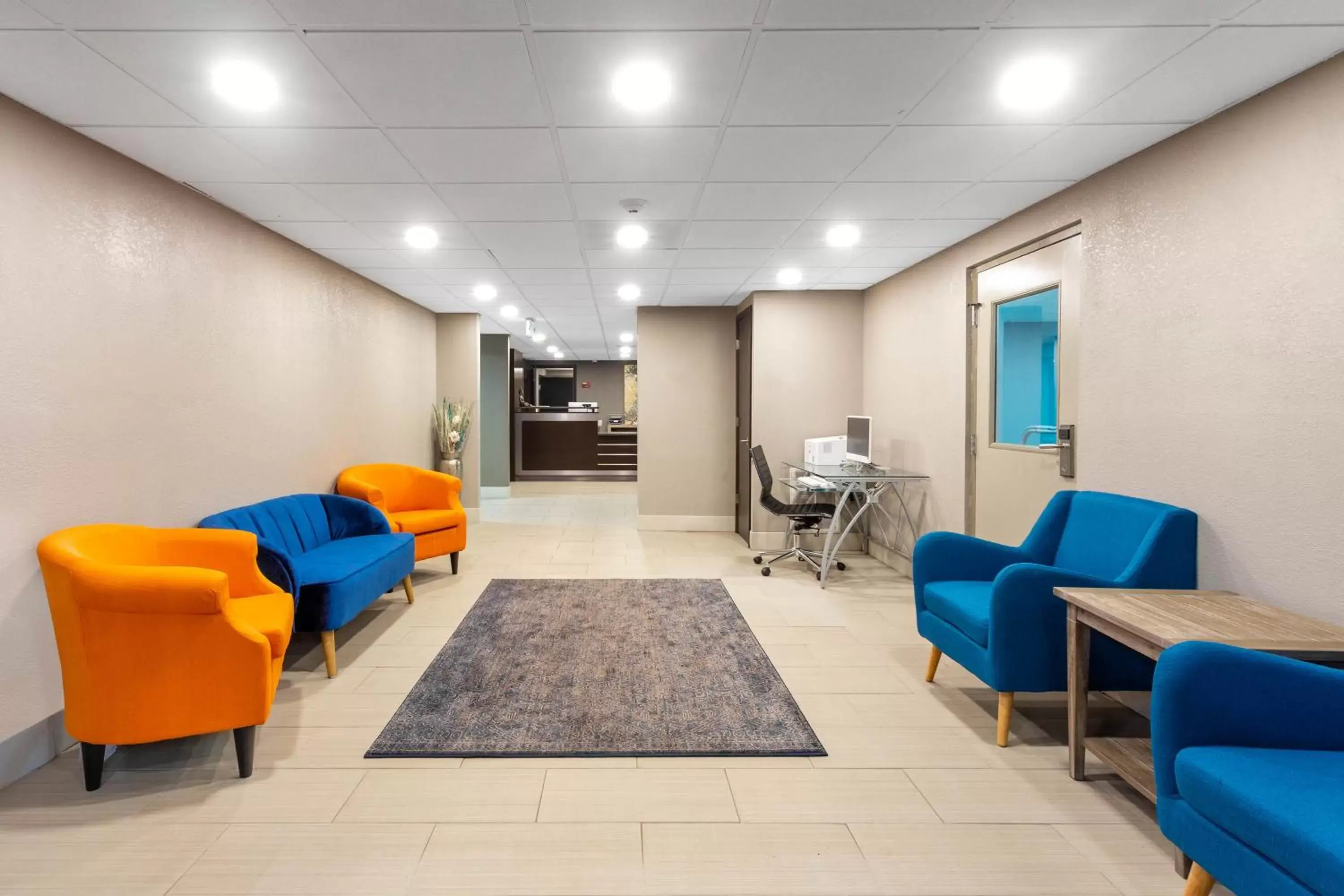 Lobby or reception, Seating Area in Sleep Inn Terre Haute University Area