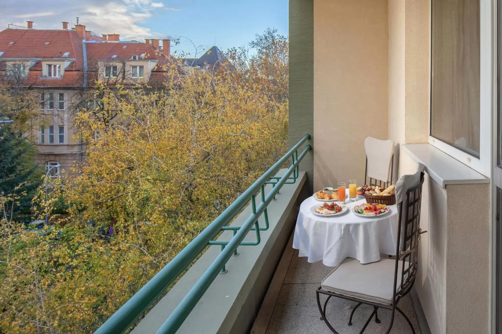 Breakfast in Mamaison Hotel Andrassy Budapest