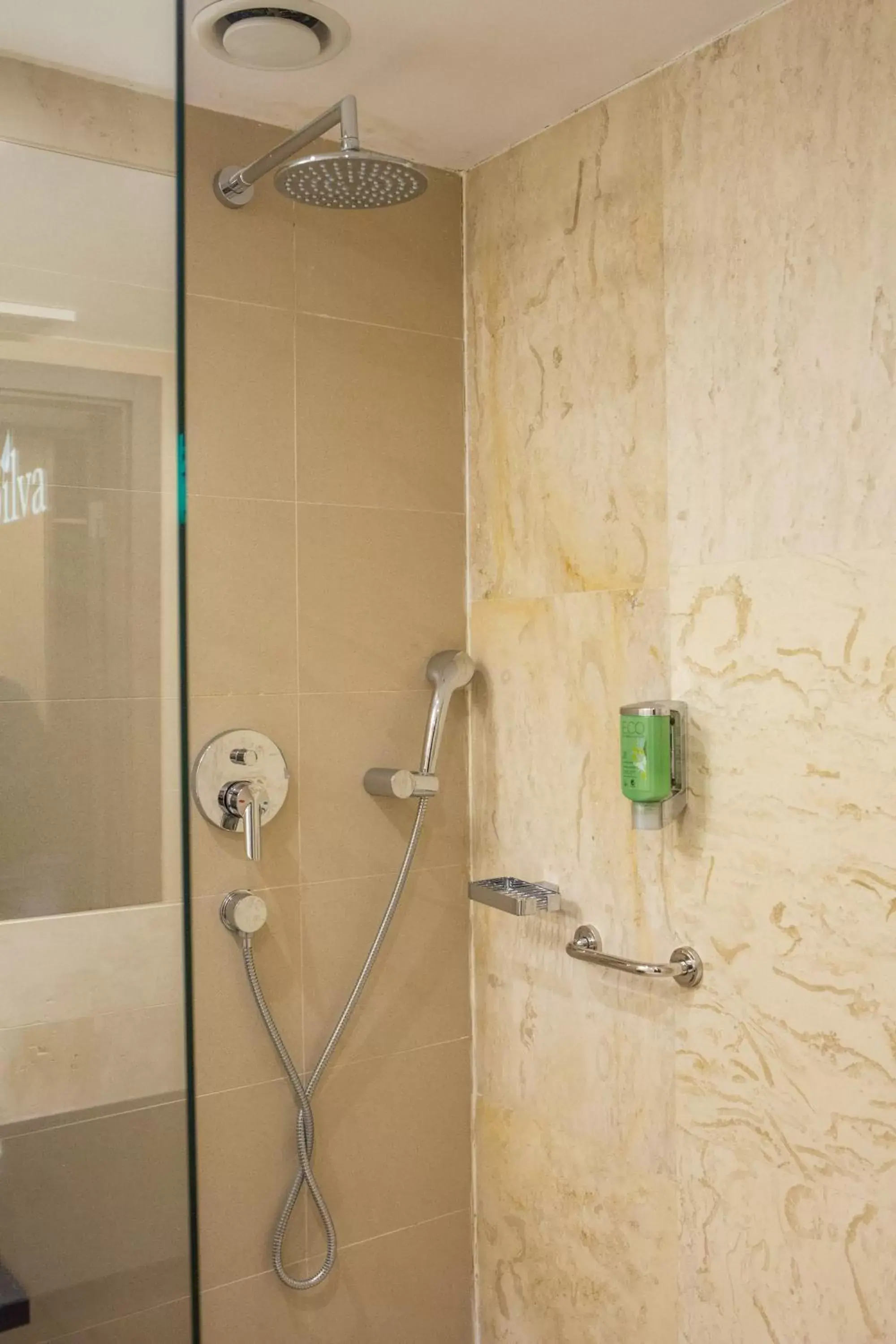Shower, Bathroom in Hotel DeSilva Premium Opole