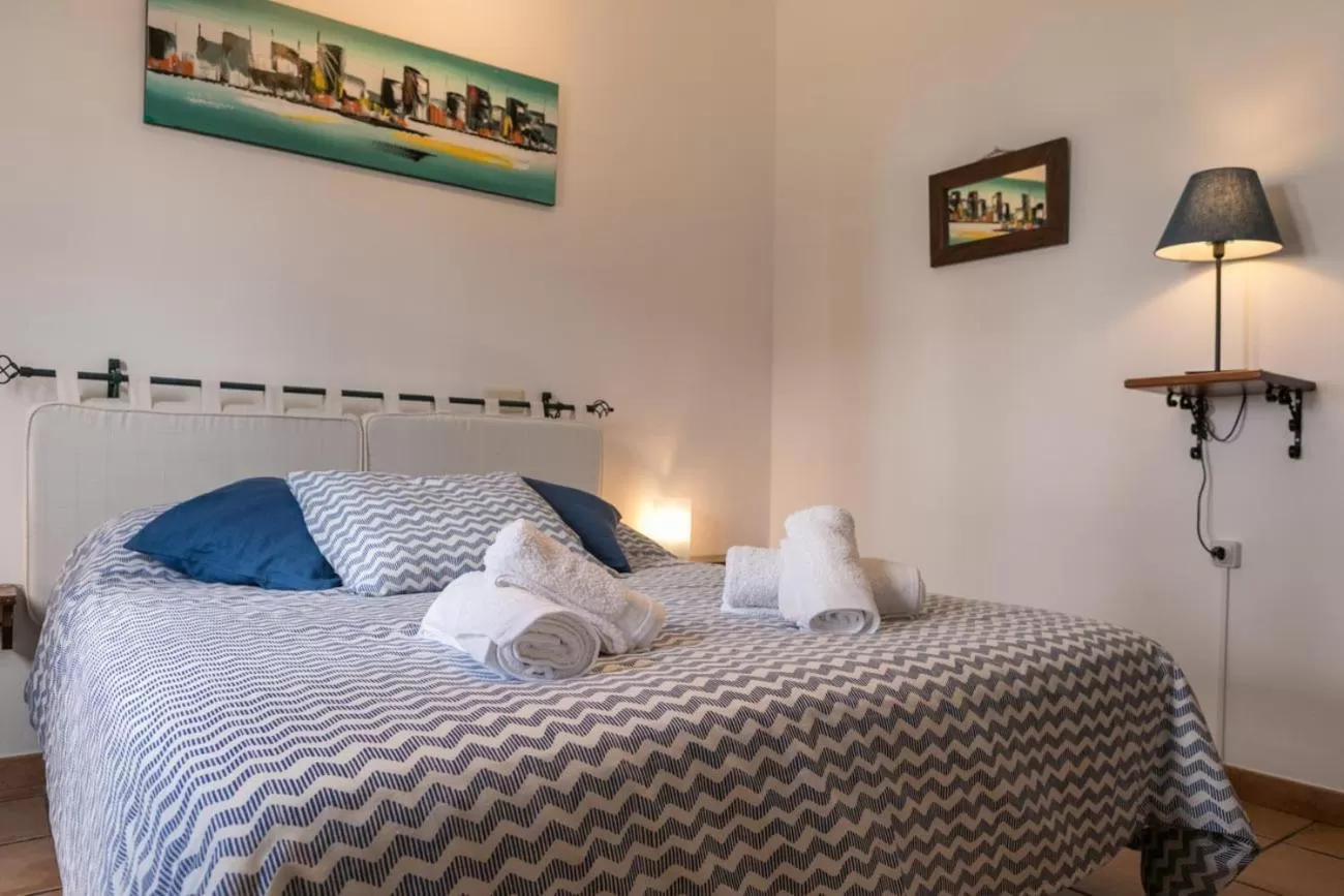 Bed in Villa El Jable Lanzarote