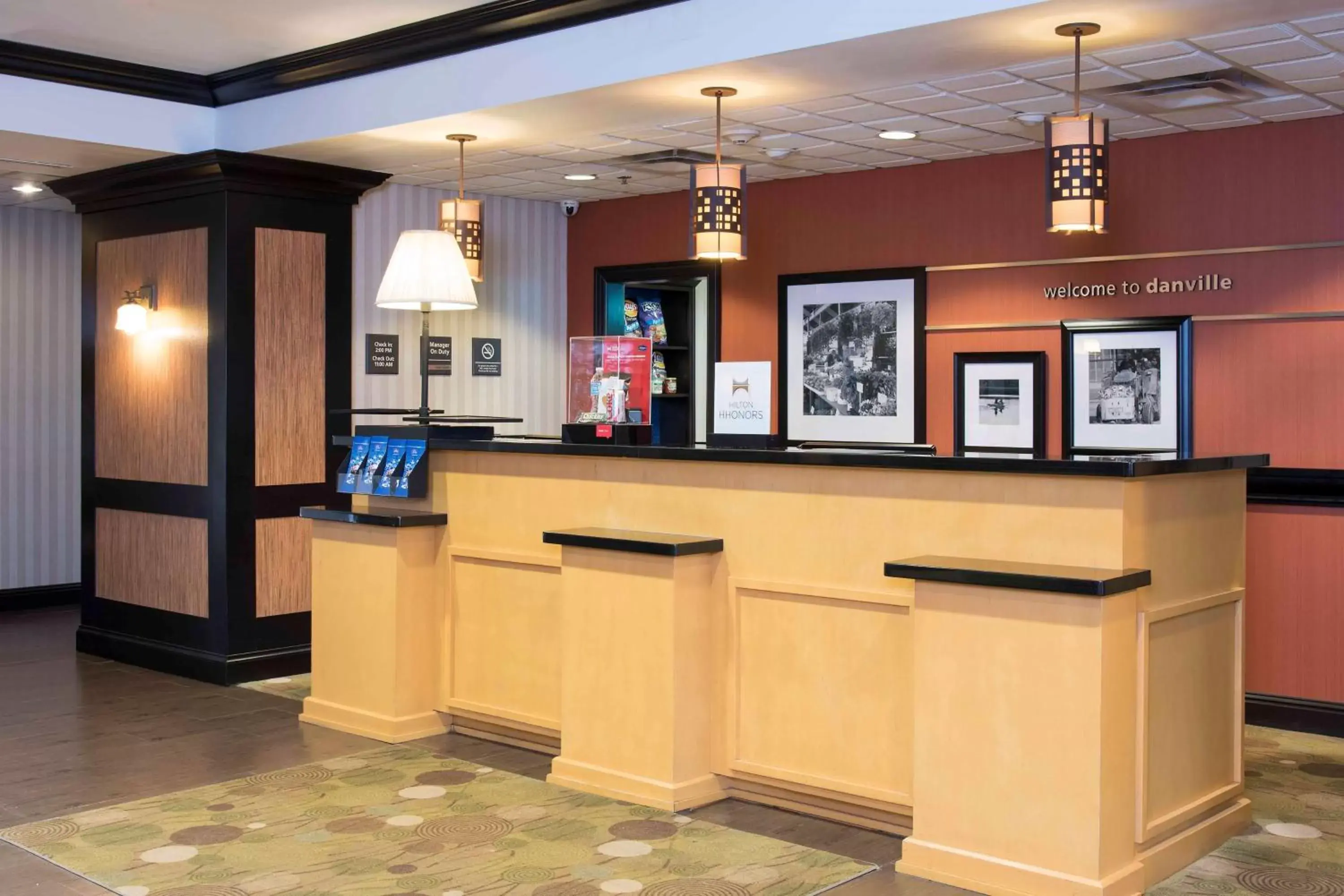 Lobby or reception, Lobby/Reception in Hampton Inn & Suites Danville