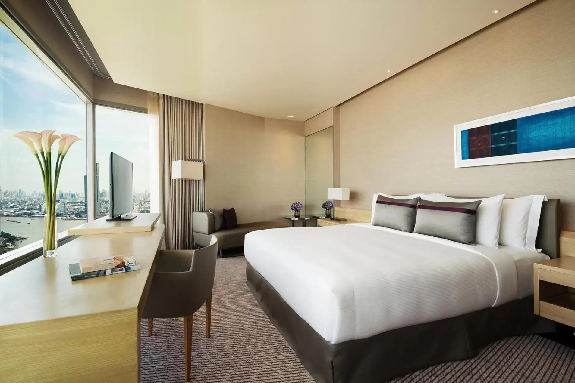 Bedroom in Avani Plus Riverside Bangkok Hotel