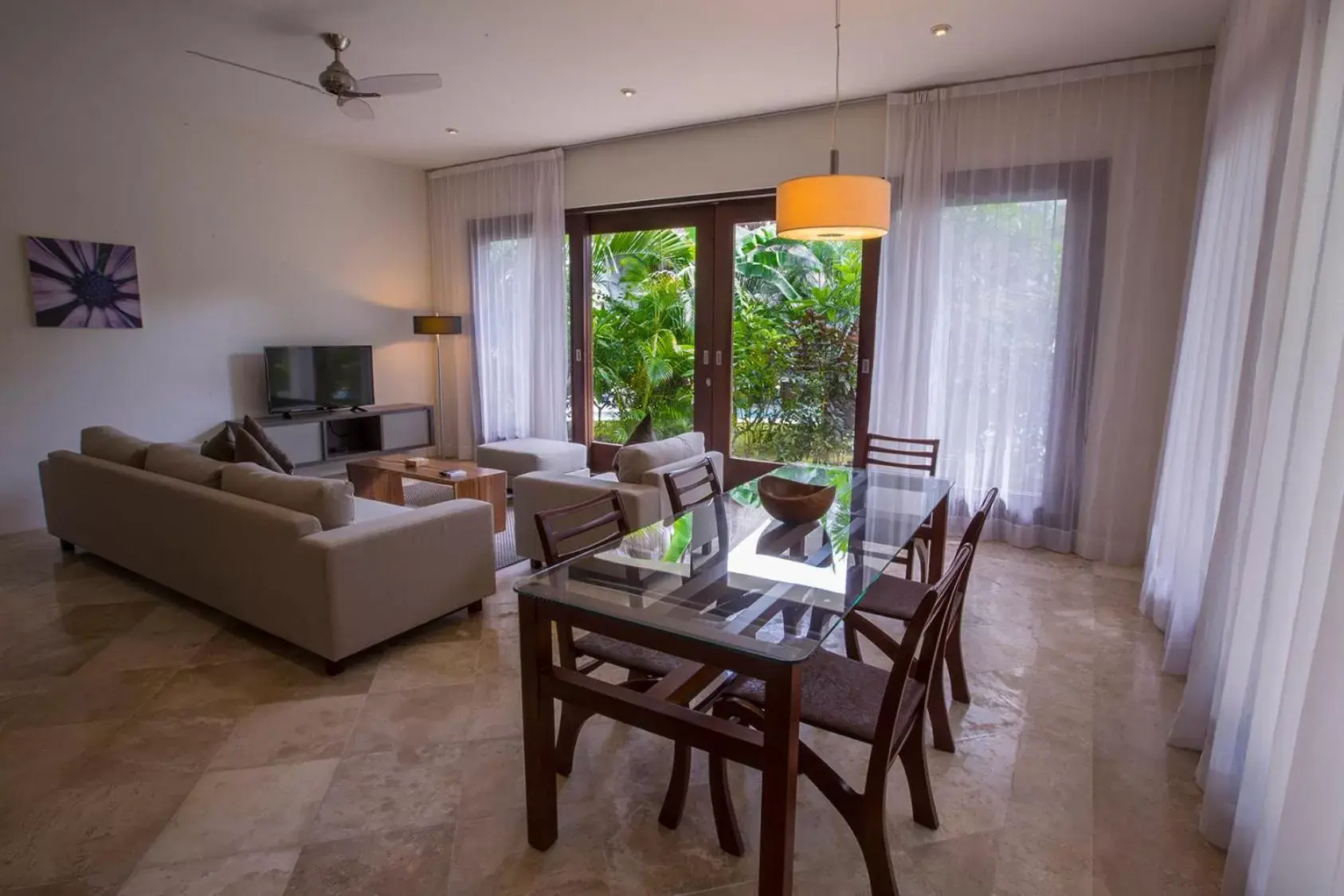 Living room, Dining Area in Intima Resort Tulum Adults Only (Clothing Optional)