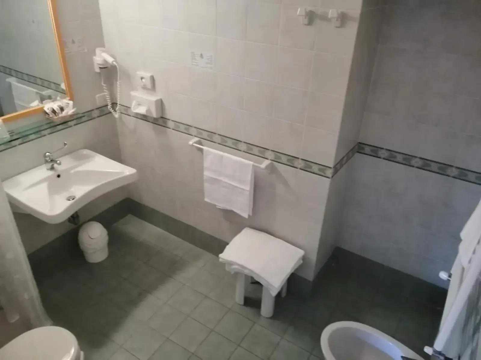 Facility for disabled guests, Bathroom in Hotel Il Brigantino